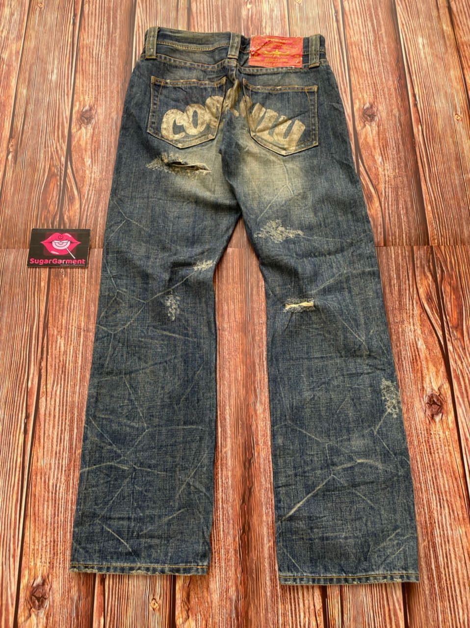 Japanese Brand × Vintage Bootcut Vintage Jeans Distressed Size US 29 - 9 Thumbnail