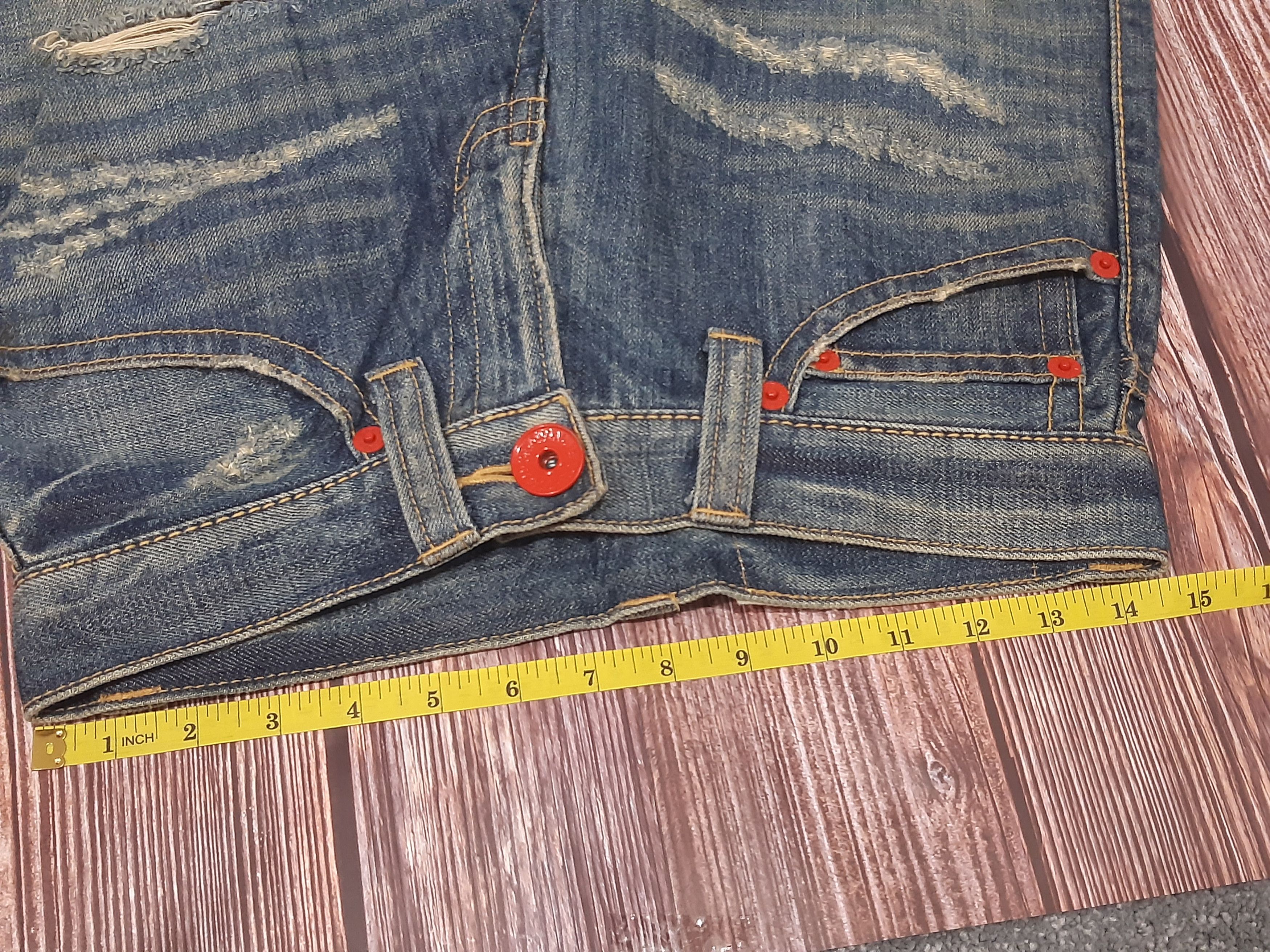 Japanese Brand × Vintage Bootcut Vintage Jeans Distressed Size US 29 - 10 Thumbnail