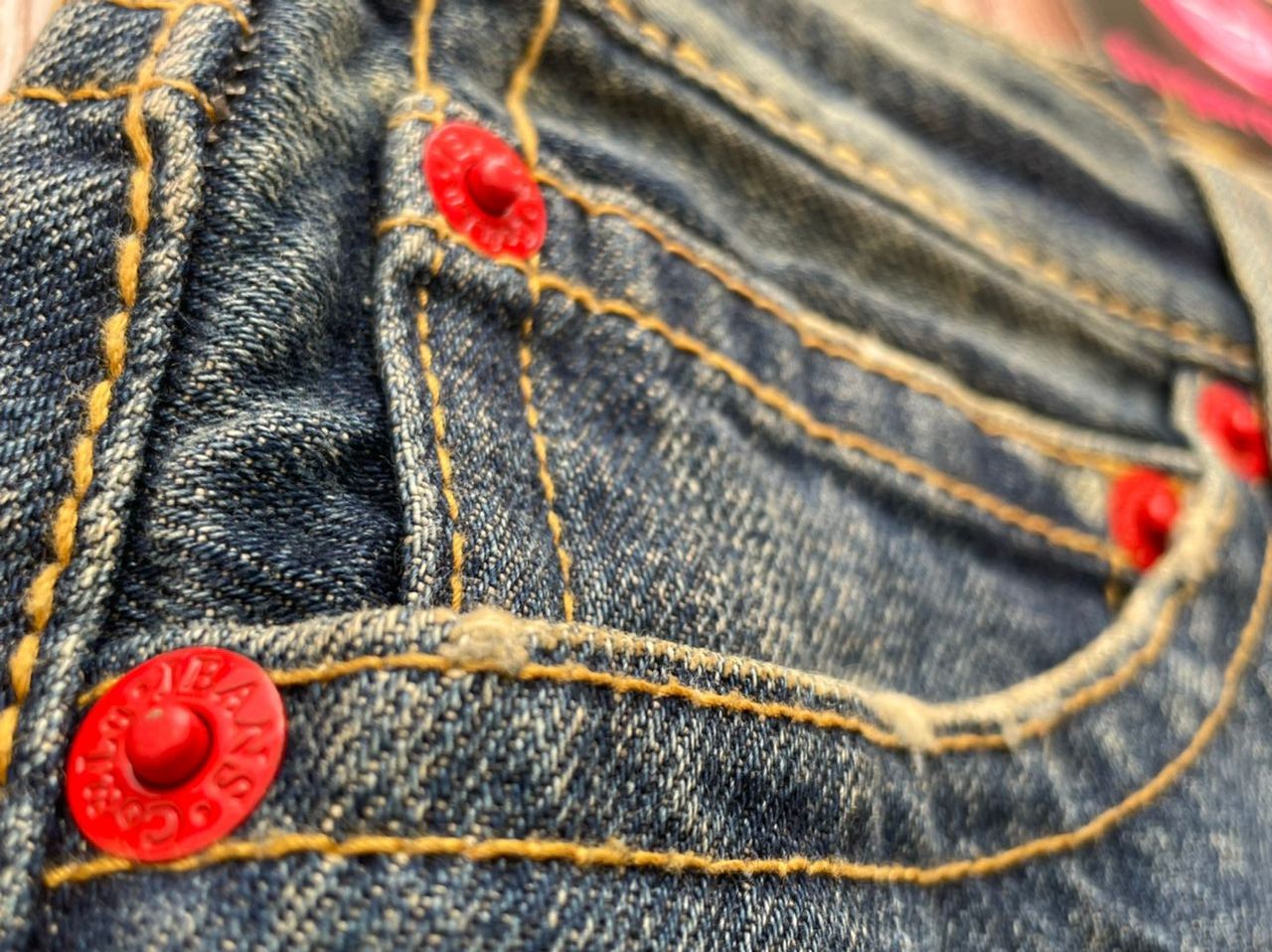 Japanese Brand × Vintage Bootcut Vintage Jeans Distressed Size US 29 - 8 Thumbnail