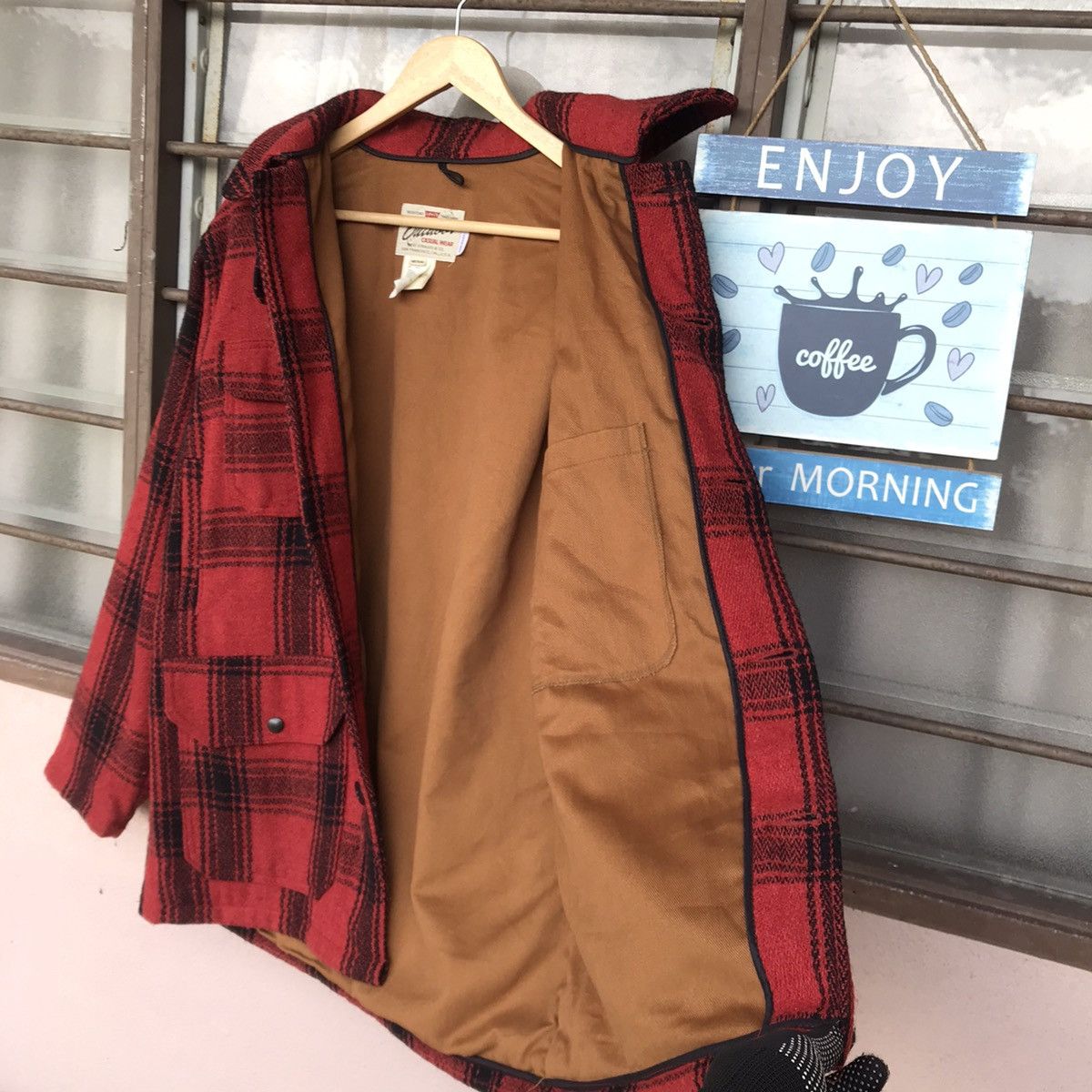 Levi's Vintage Clothing Rare Levis 80s Vintage tartan casual wear flannel 6 pockets Size US M / EU 48-50 / 2 - 9 Thumbnail