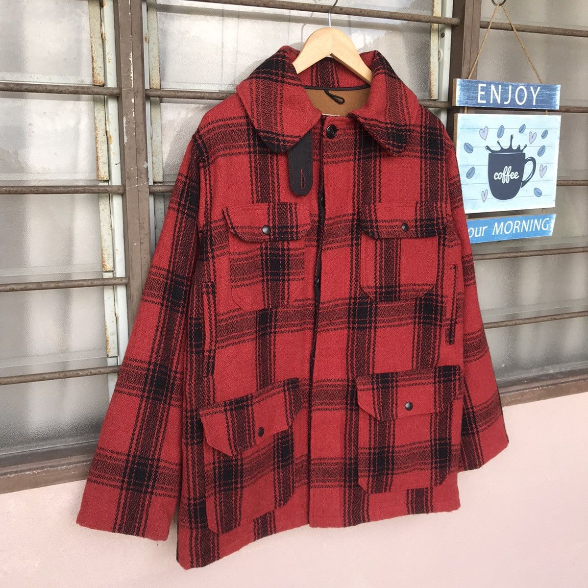 Levi's Vintage Clothing Rare Levis 80s Vintage tartan casual wear flannel 6 pockets Size US M / EU 48-50 / 2 - 5 Thumbnail