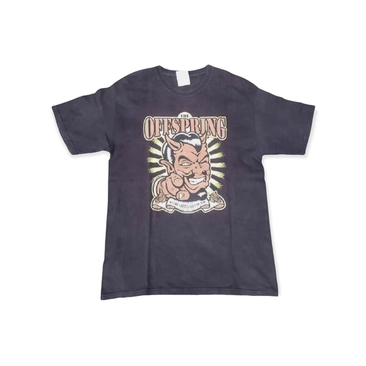 image of Band Tees x Rock Band Vintage Tshirt The Offspring You're Gonna Go Far Kid in Black (Size Medium)