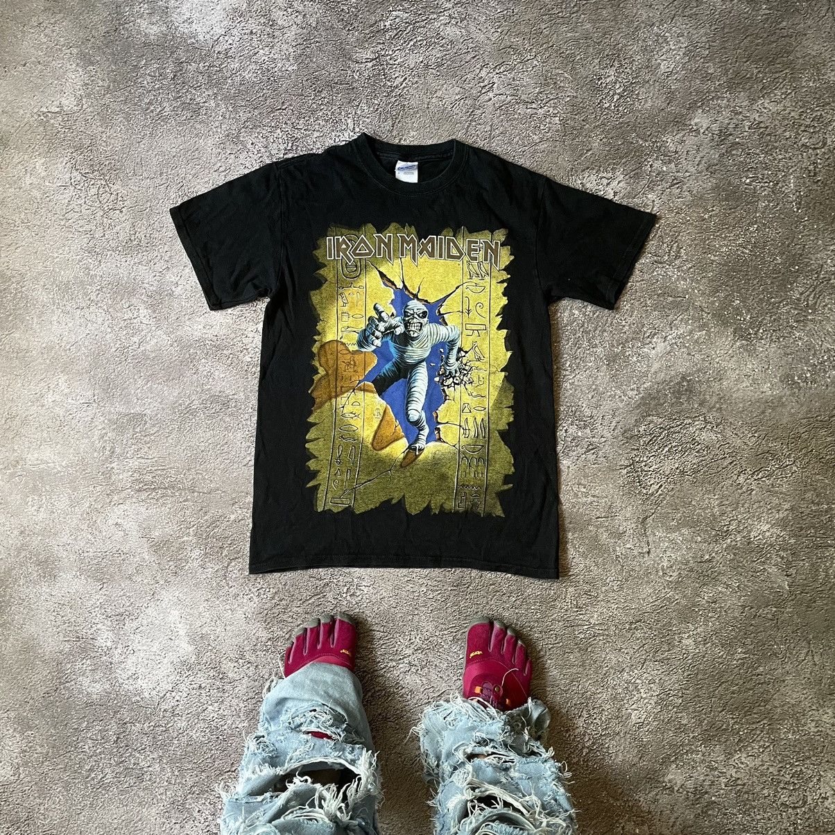 Vintage Vintage Y2K Iron Maiden Graphic Tee Band Tee Grunge Washed S Size US S / EU 44-46 / 1 - 1 Thumbnail