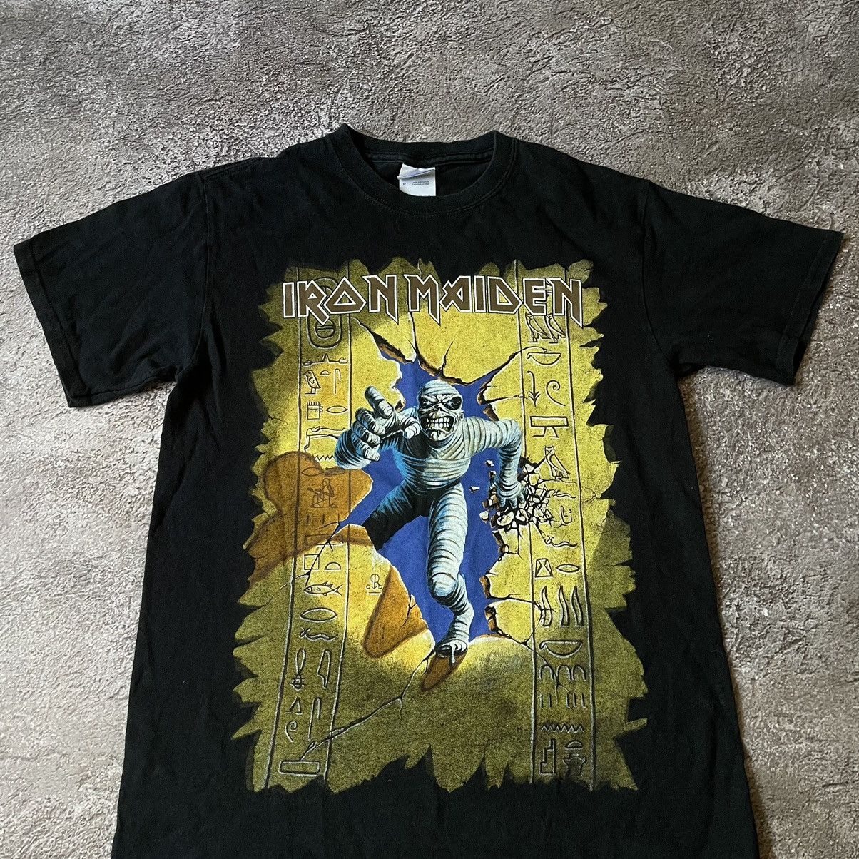 Vintage Vintage Y2K Iron Maiden Graphic Tee Band Tee Grunge Washed S Size US S / EU 44-46 / 1 - 5 Thumbnail
