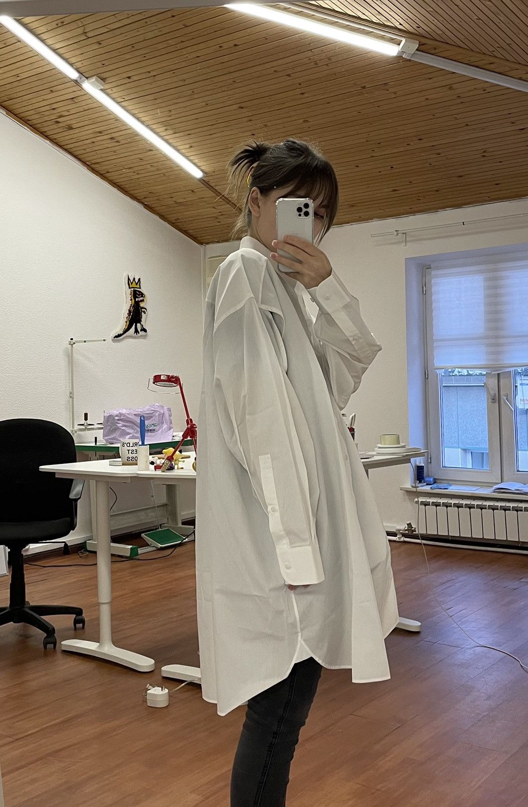 Maison Margiela Maison Margiela Oversized White Shirt Size XS / US 0-2 / IT 36-38 - 12 Thumbnail