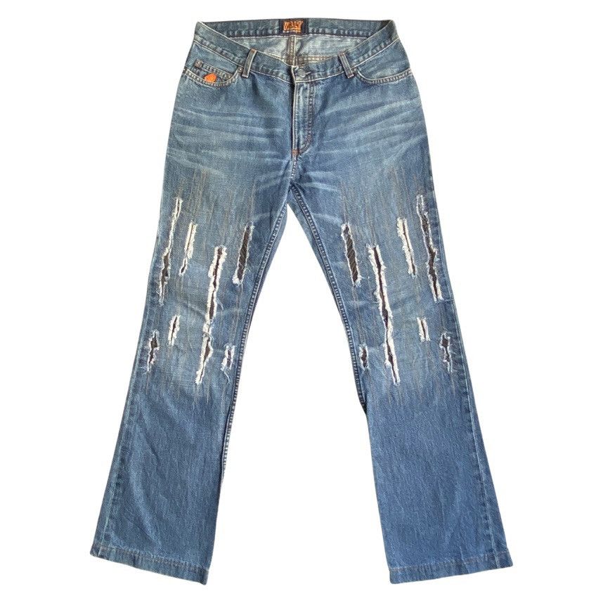 Walter Van Beirendonck Vintage W&LT Claws Bootcut Jeans Size US 30 / EU 46 - 1 Thumbnail