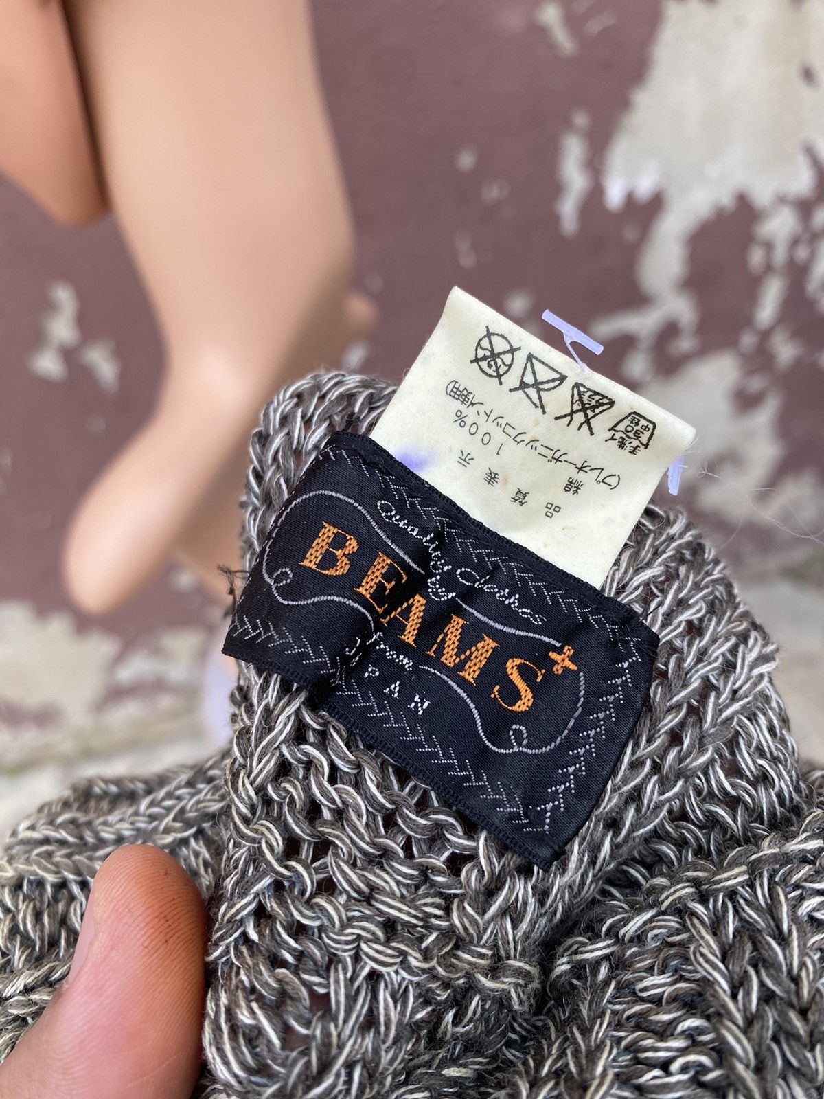 Beams Plus Beams Plus Knitted Beanie Hat Size ONE SIZE - 4 Thumbnail