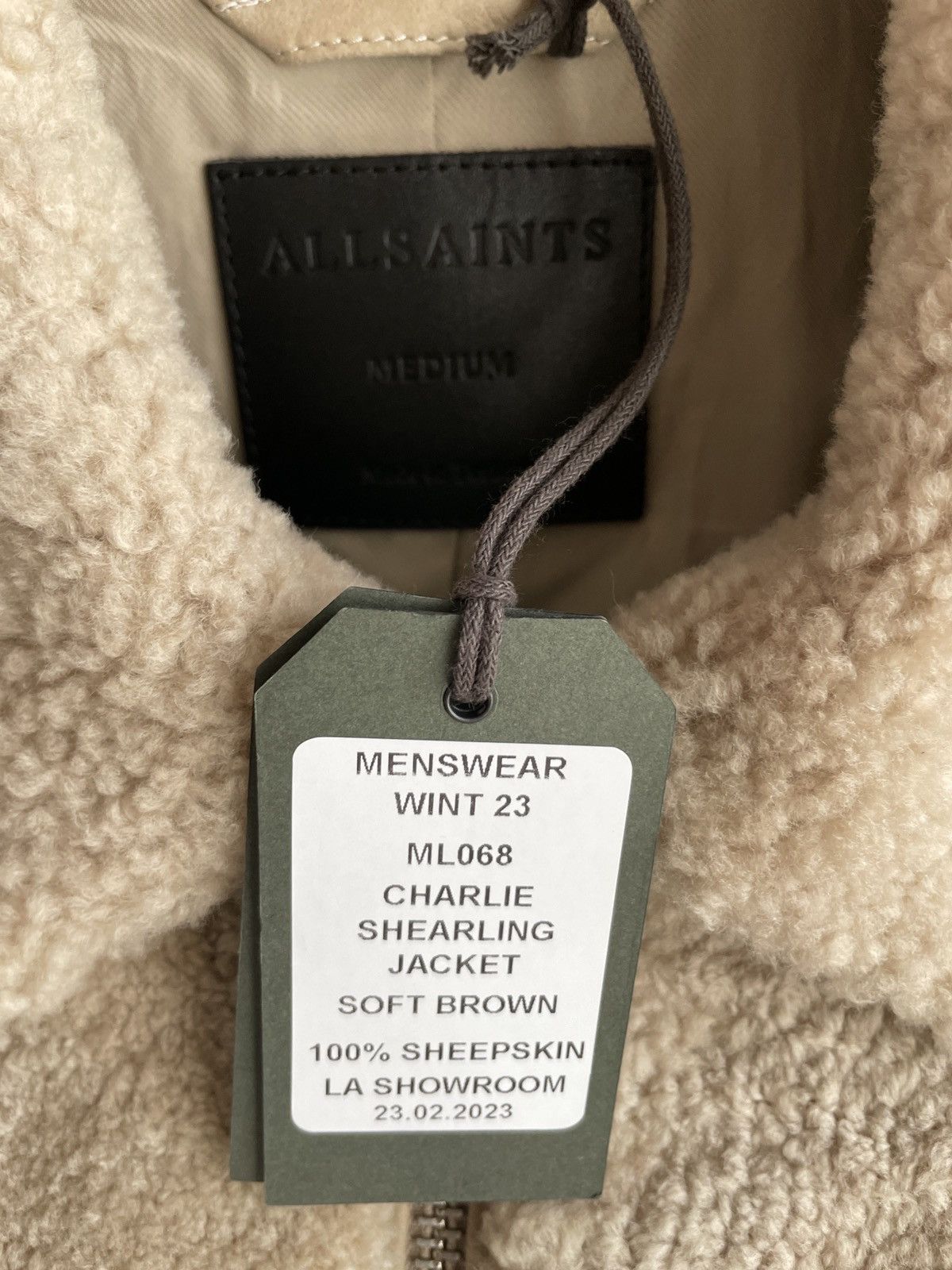 Allsaints Allsaints Charlie Shearling Jacket Size US M / EU 48-50 / 2 - 3 Thumbnail