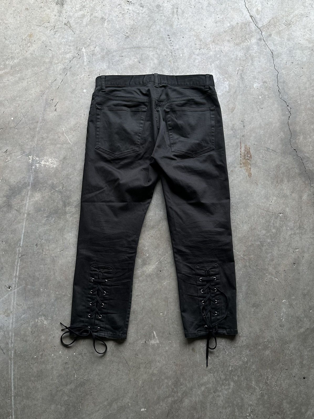 Undercover Undercover 2007 Cropped Backlace Pants Size 31" - 4 Thumbnail