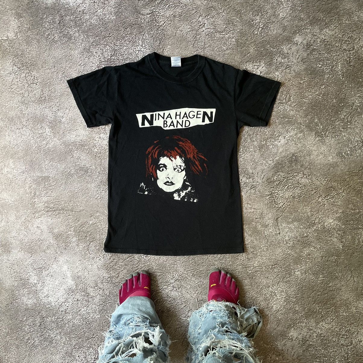 Vintage Y2K NINA HAGEN FACE ABSTRACT CREEPY S
