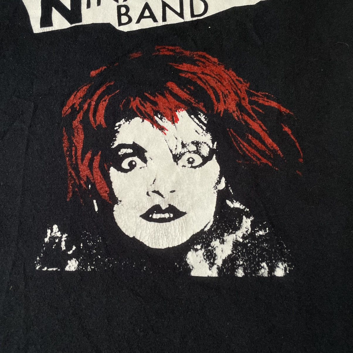 Vintage Vintage Y2K Nina Hagen Graphic Tee Black Goth Punk Worn In S Size US S / EU 44-46 / 1 - 7 Thumbnail