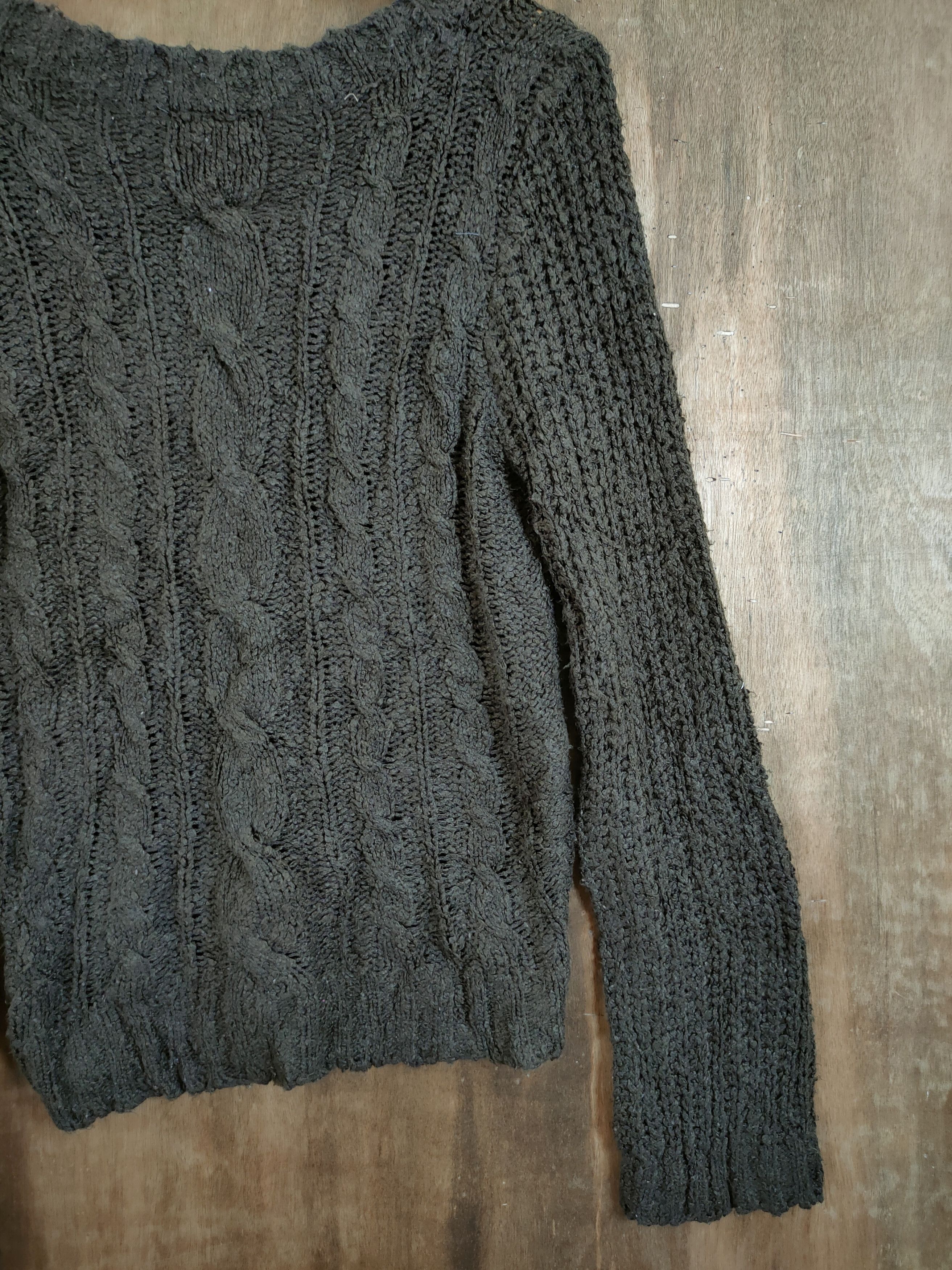 Aran Isles Knitwear × Japanese Brand × Vintage Guizot japan cable knitwear vintage streetwear #46-668 Size US M / EU 48-50 / 2 - 8 Thumbnail