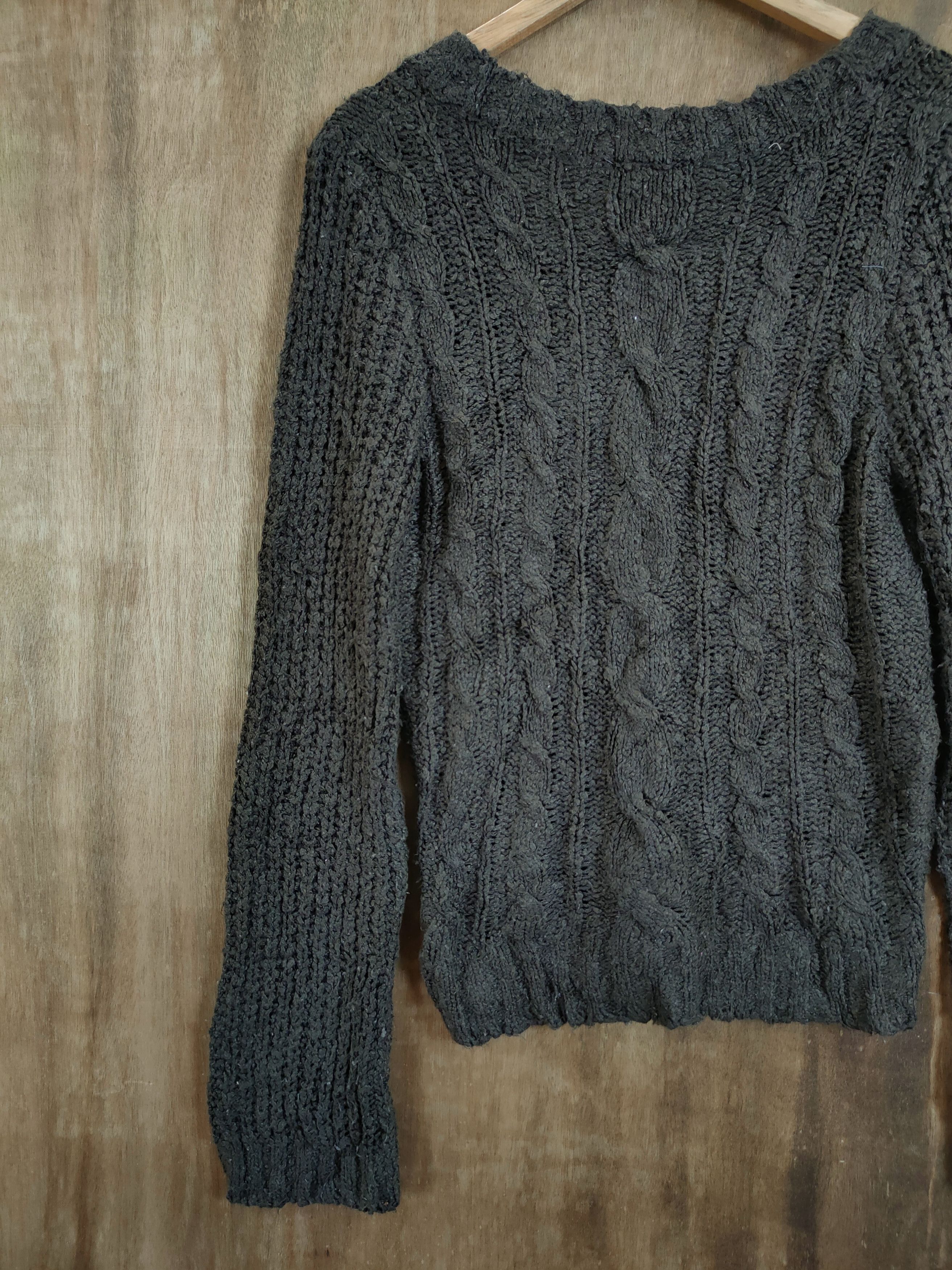 Aran Isles Knitwear × Japanese Brand × Vintage Guizot japan cable knitwear vintage streetwear #46-668 Size US M / EU 48-50 / 2 - 7 Thumbnail