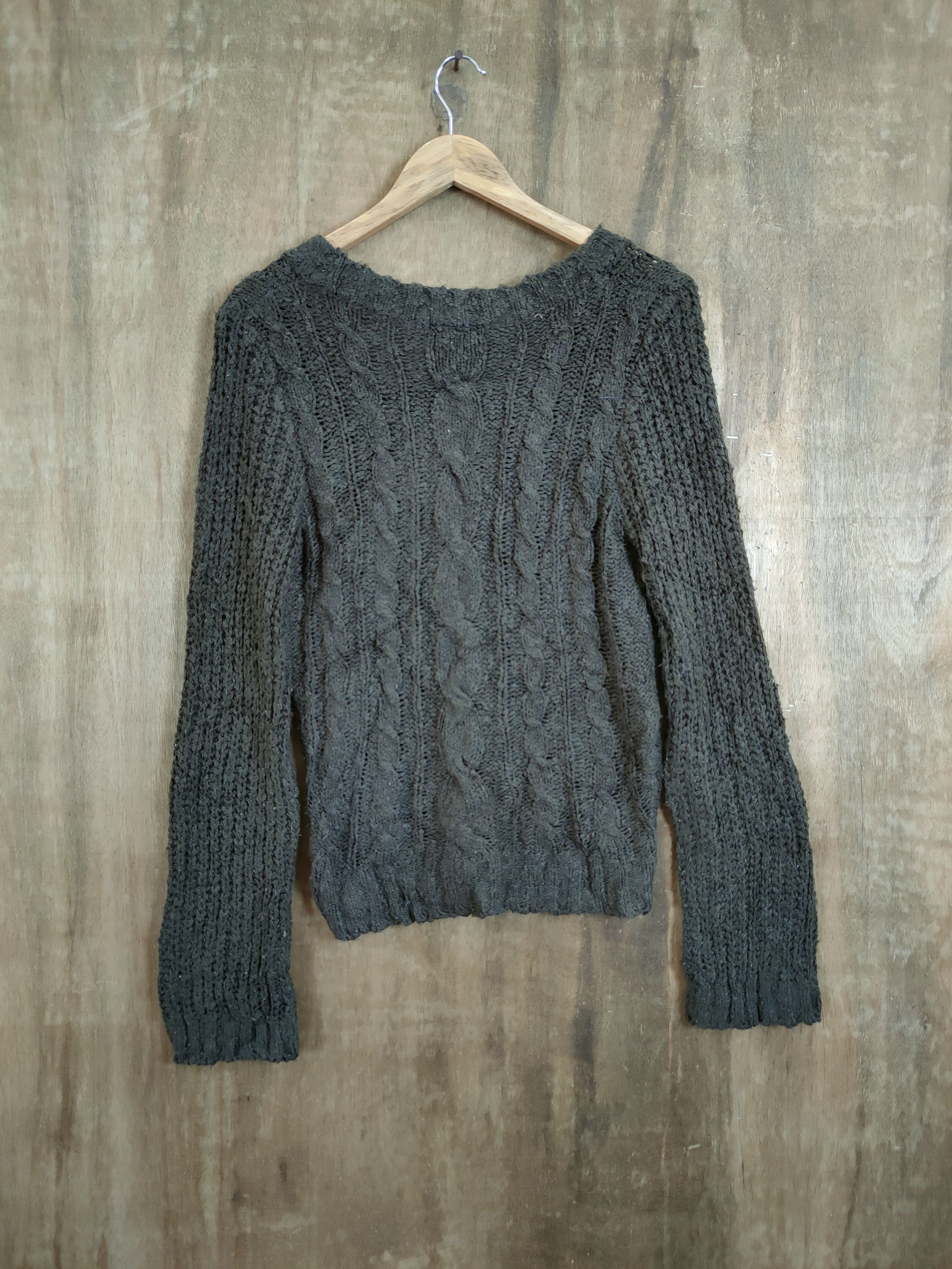 Aran Isles Knitwear × Japanese Brand × Vintage Guizot japan cable knitwear vintage streetwear #46-668 Size US M / EU 48-50 / 2 - 6 Thumbnail