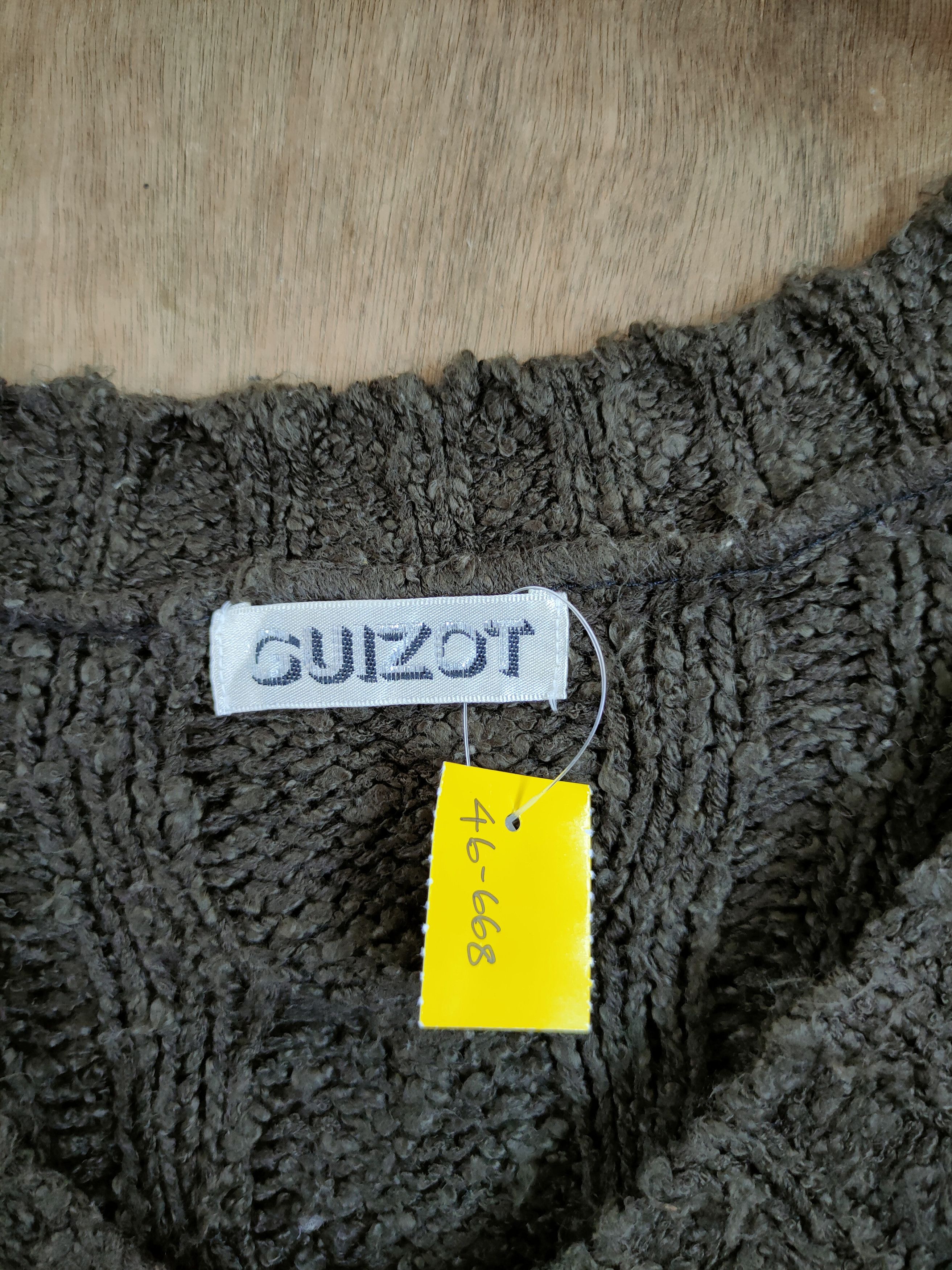 Aran Isles Knitwear × Japanese Brand × Vintage Guizot japan cable knitwear vintage streetwear #46-668 Size US M / EU 48-50 / 2 - 4 Thumbnail