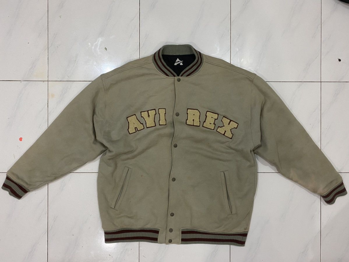 Avirex 🔥Vintage🔥 Avirex Reversible Spell Out Varsity Jacket Size US XL / EU 56 / 4 - 2 Thumbnail