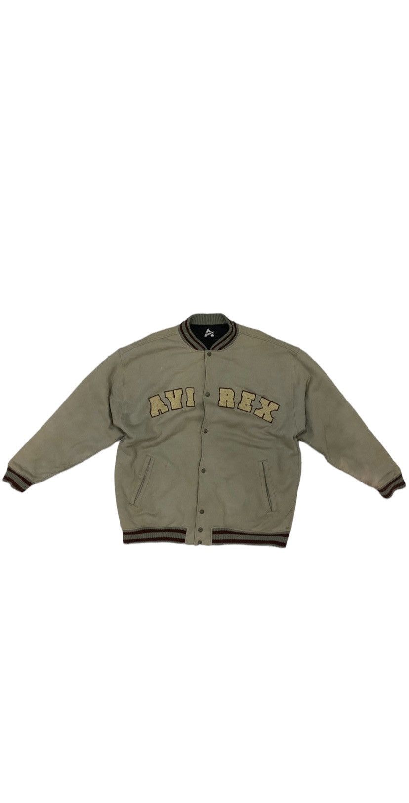 Avirex 🔥Vintage🔥 Avirex Reversible Spell Out Varsity Jacket Size US XL / EU 56 / 4 - 1 Thumbnail