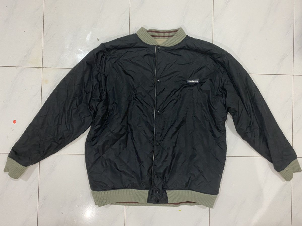Avirex 🔥Vintage🔥 Avirex Reversible Spell Out Varsity Jacket Size US XL / EU 56 / 4 - 12 Thumbnail