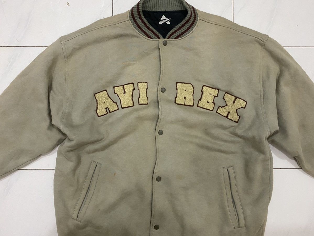 Avirex 🔥Vintage🔥 Avirex Reversible Spell Out Varsity Jacket Size US XL / EU 56 / 4 - 4 Thumbnail