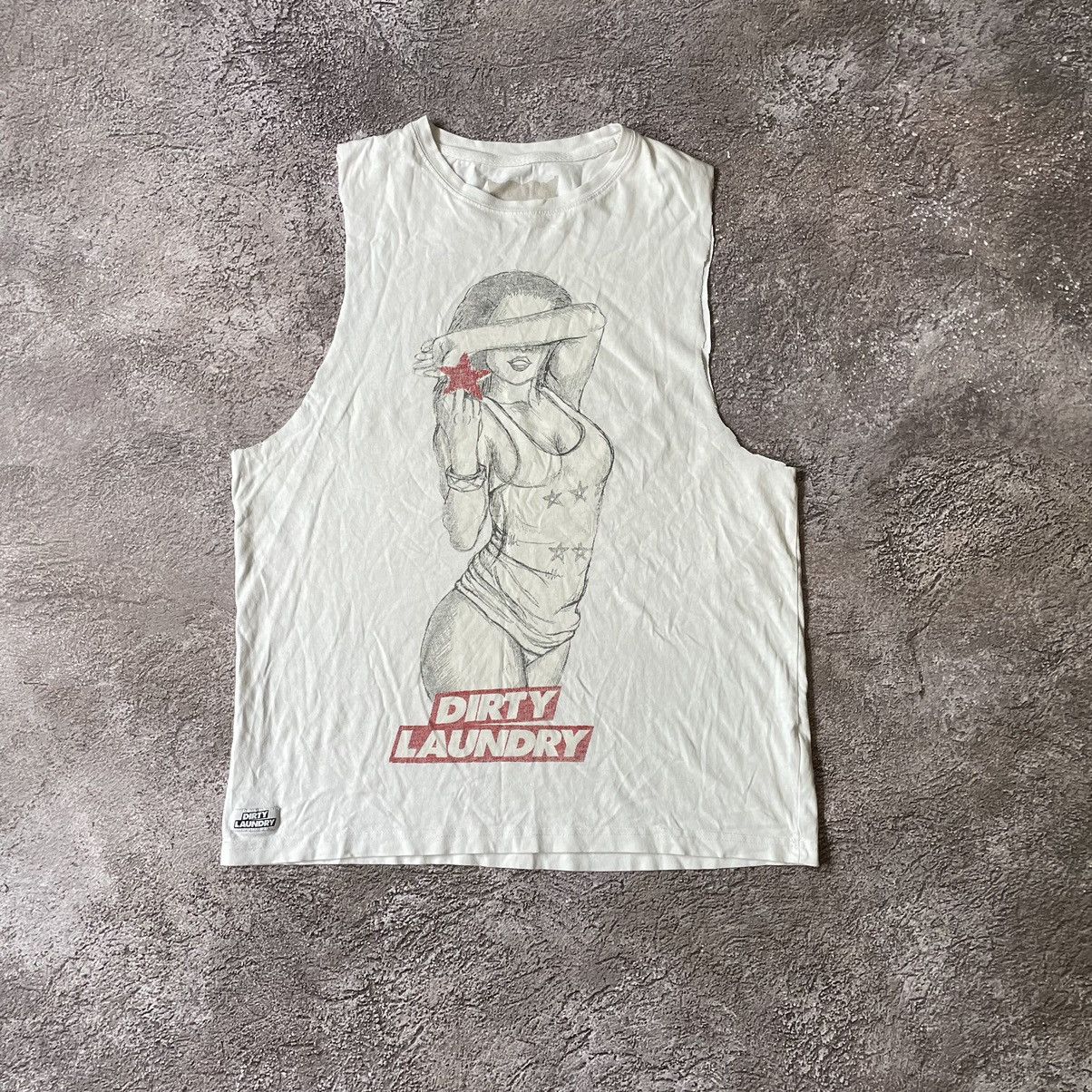 Vintage Vintage Y2K Sun Faded Graphic Tank Top Sleeveless Tee Slim M Size US M / EU 48-50 / 2 - 1 Thumbnail