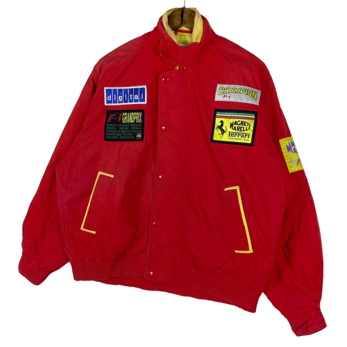 Ferrari × Vintage Vintage 90s Magneti Marelli Ferrari Bomber Jacket Size US L / EU 52-54 / 3 - 3 Thumbnail