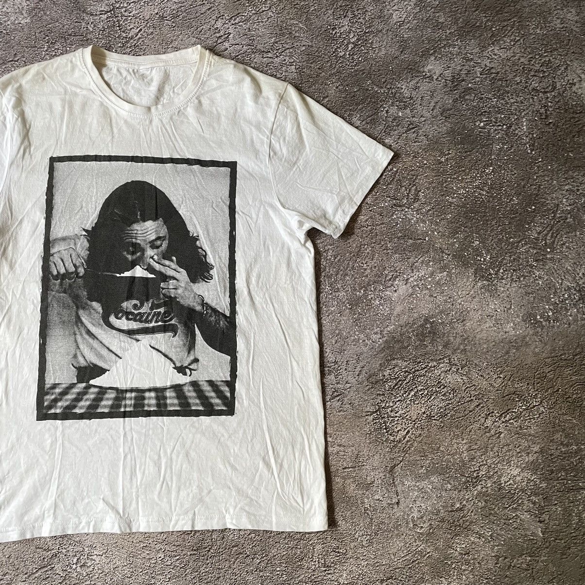 Vintage Vintage Y2K Graphic Tee Grunge Streetwear Black White Slim L Size US L / EU 52-54 / 3 - 3 Thumbnail