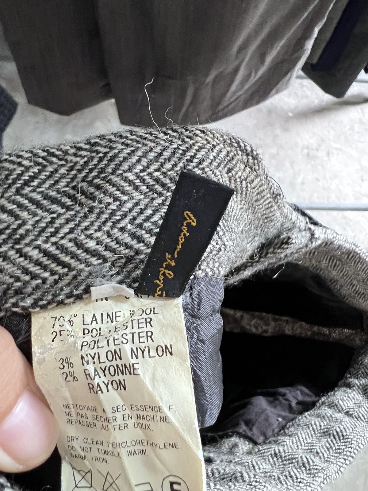 ADAM ET ROPE Adam Et rope herringbone Wool Pant Size US 33 - 7 Thumbnail