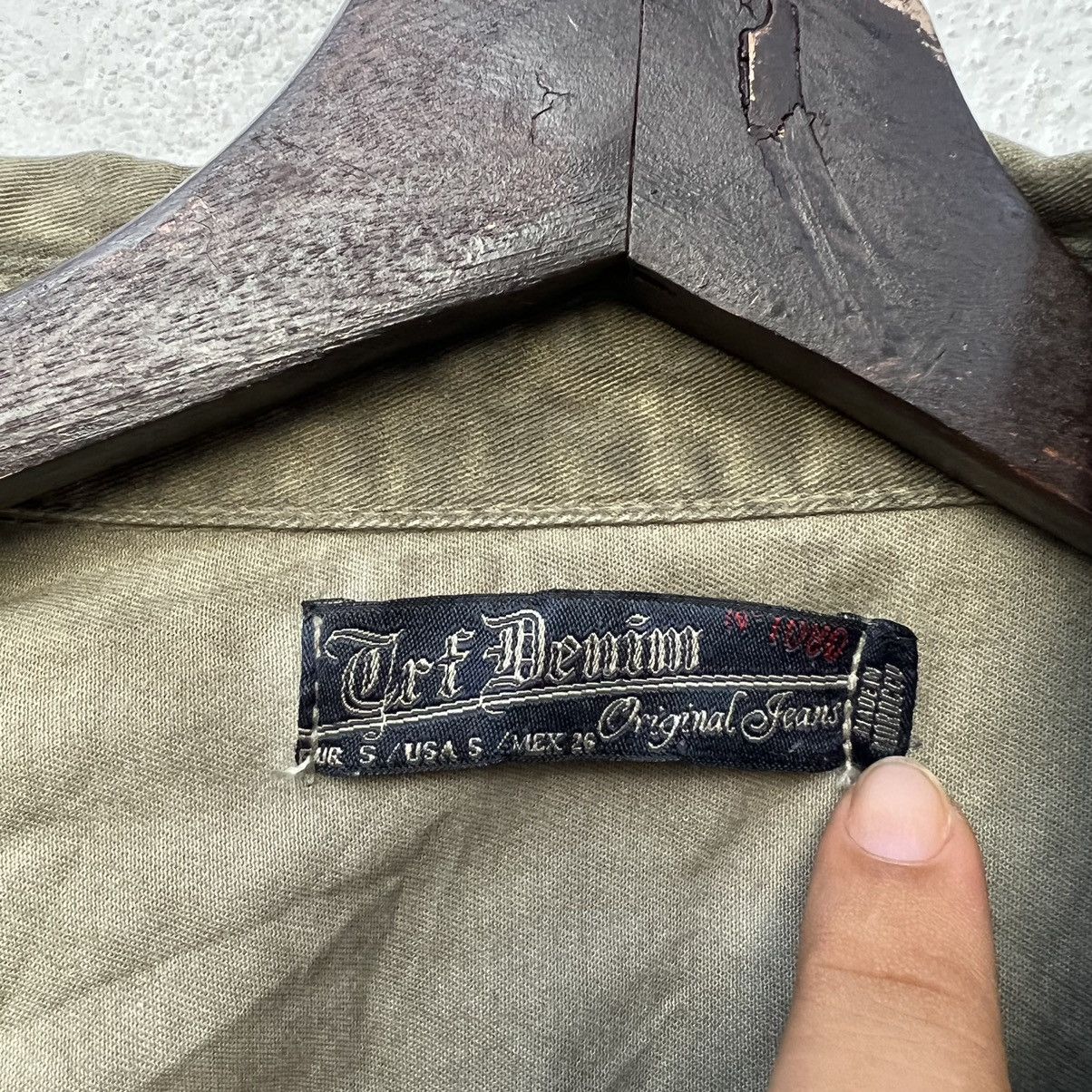 Japanese Brand VINTAGE ART DENIM SHIRT MILITARY STYLE PUNK DESIGN Size US S / EU 44-46 / 1 - 13 Thumbnail