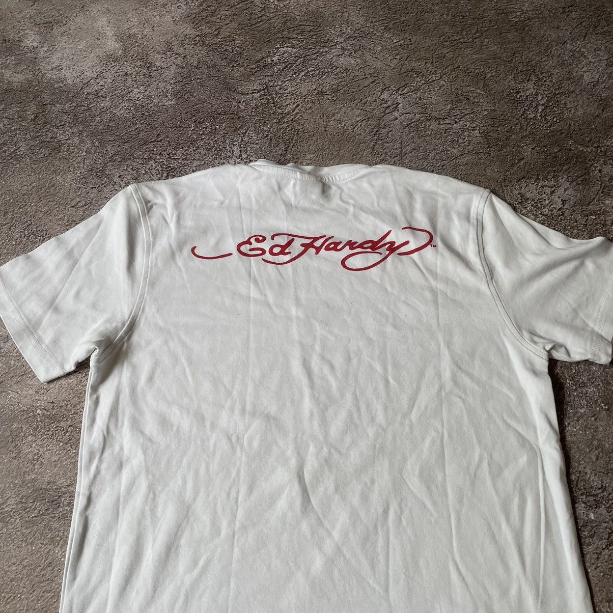 Vintage Vintage Y2K Ed Hardy Graphic Tee Sun Faded Skeleton Love L Size US L / EU 52-54 / 3 - 8 Thumbnail