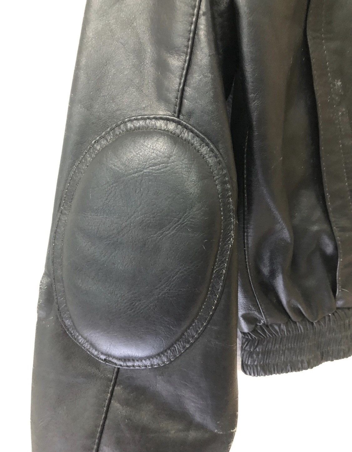 Steel vintage biker leather jacket