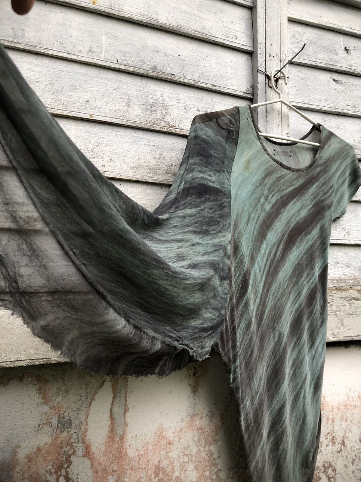 If Six Was Nine × Japanese Brand Rare If Six Were Nine Asymmetrical Shawl Shirt Size L / US 10 / IT 46 - 1 Thumbnail