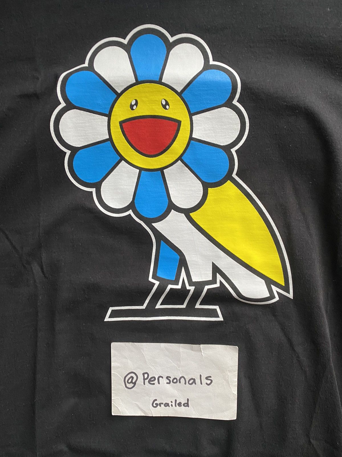 October's Very Own × Takashi Murakami NEW Takashi Murakami x OVO Tee Black Medium Size US M / EU 48-50 / 2 - 2 Thumbnail