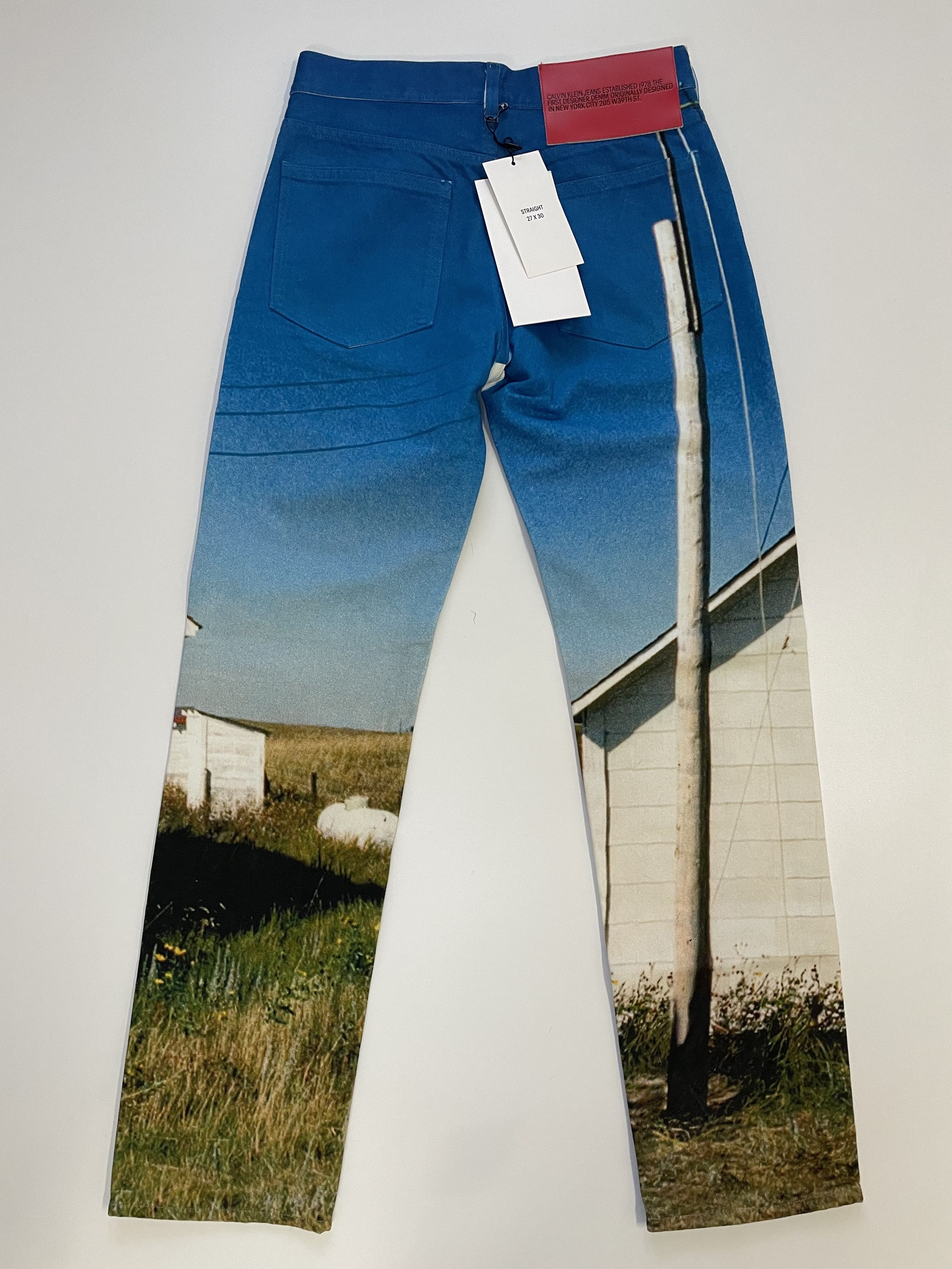 Calvin Klein Calvin Klein est 1978 Landscape Flag Jacket and Jeans Size US S / EU 44-46 / 1 - 7 Thumbnail