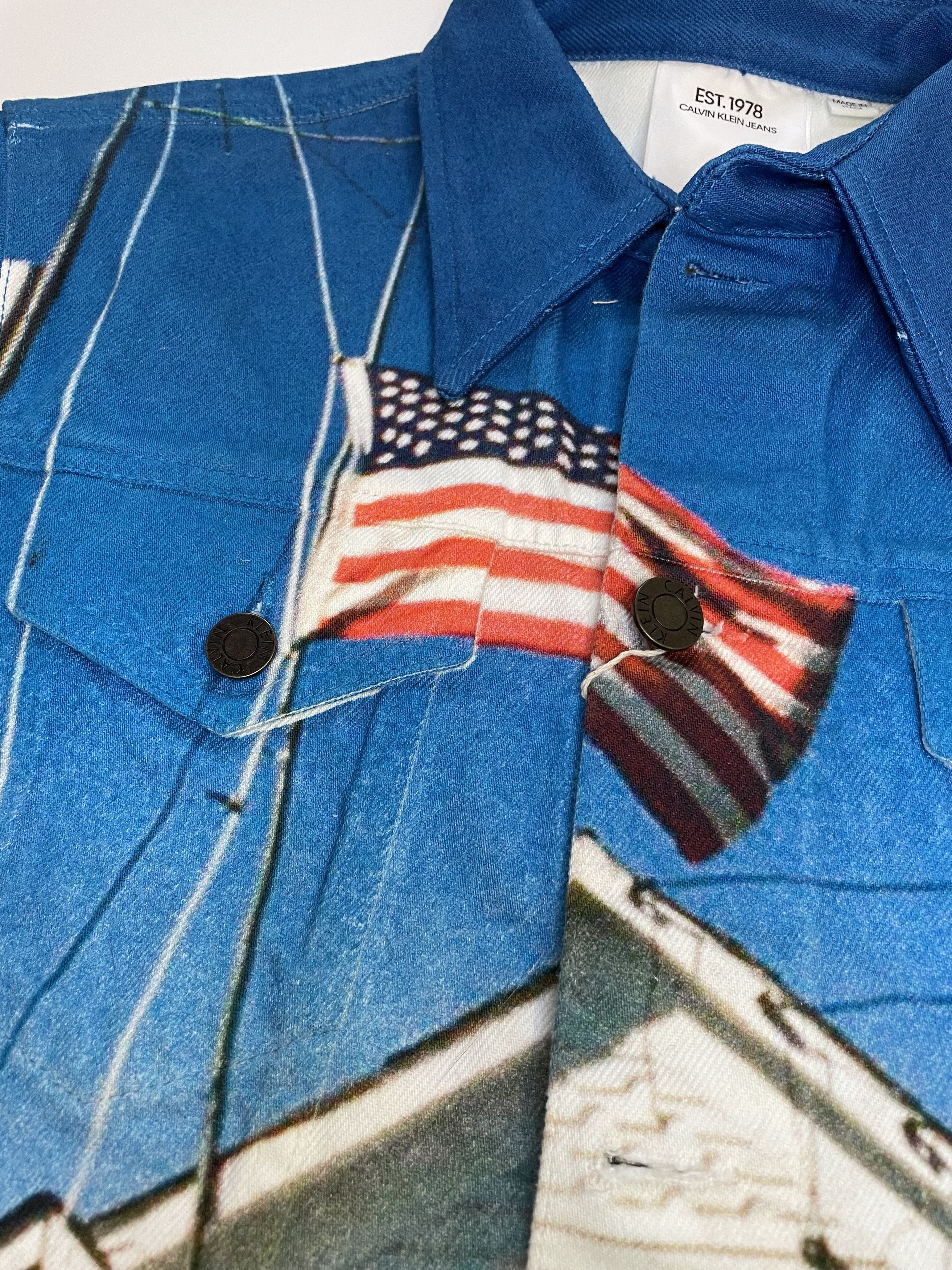 Calvin Klein Calvin Klein est 1978 Landscape Flag Jacket and Jeans Size US S / EU 44-46 / 1 - 10 Thumbnail