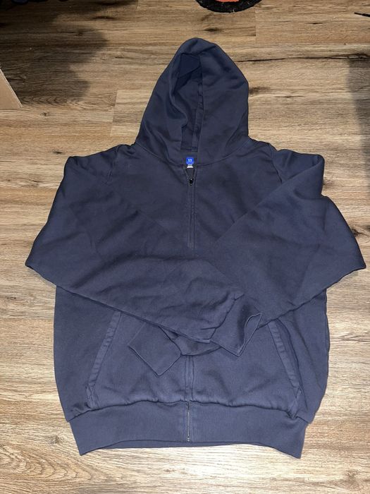 Gap Yeezy Gap Tapestry Navy Zip Up Hoodie | Grailed