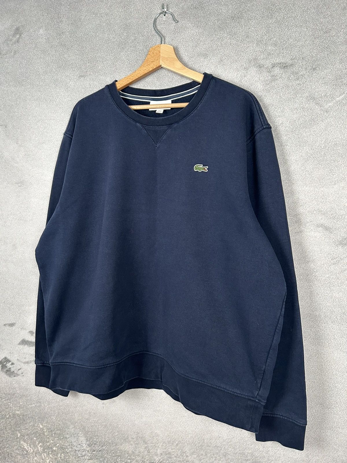 Lacoste Lacoste Vintage Crewneck Logo Sweatshirt Classic Size US XXL / EU 58 / 5 - 2 Thumbnail