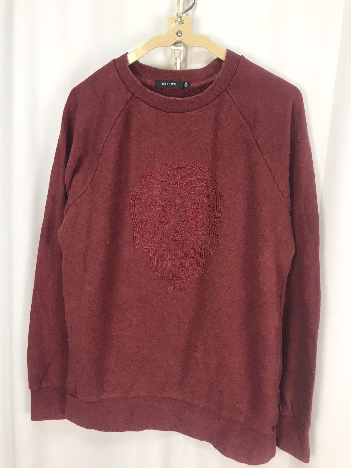 Obey Obey embroidered skull sweatshirt Size US M / EU 48-50 / 2 - 7 Thumbnail