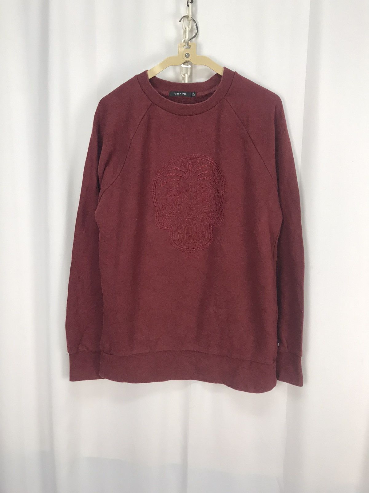 Obey Obey embroidered skull sweatshirt Size US M / EU 48-50 / 2 - 8 Thumbnail
