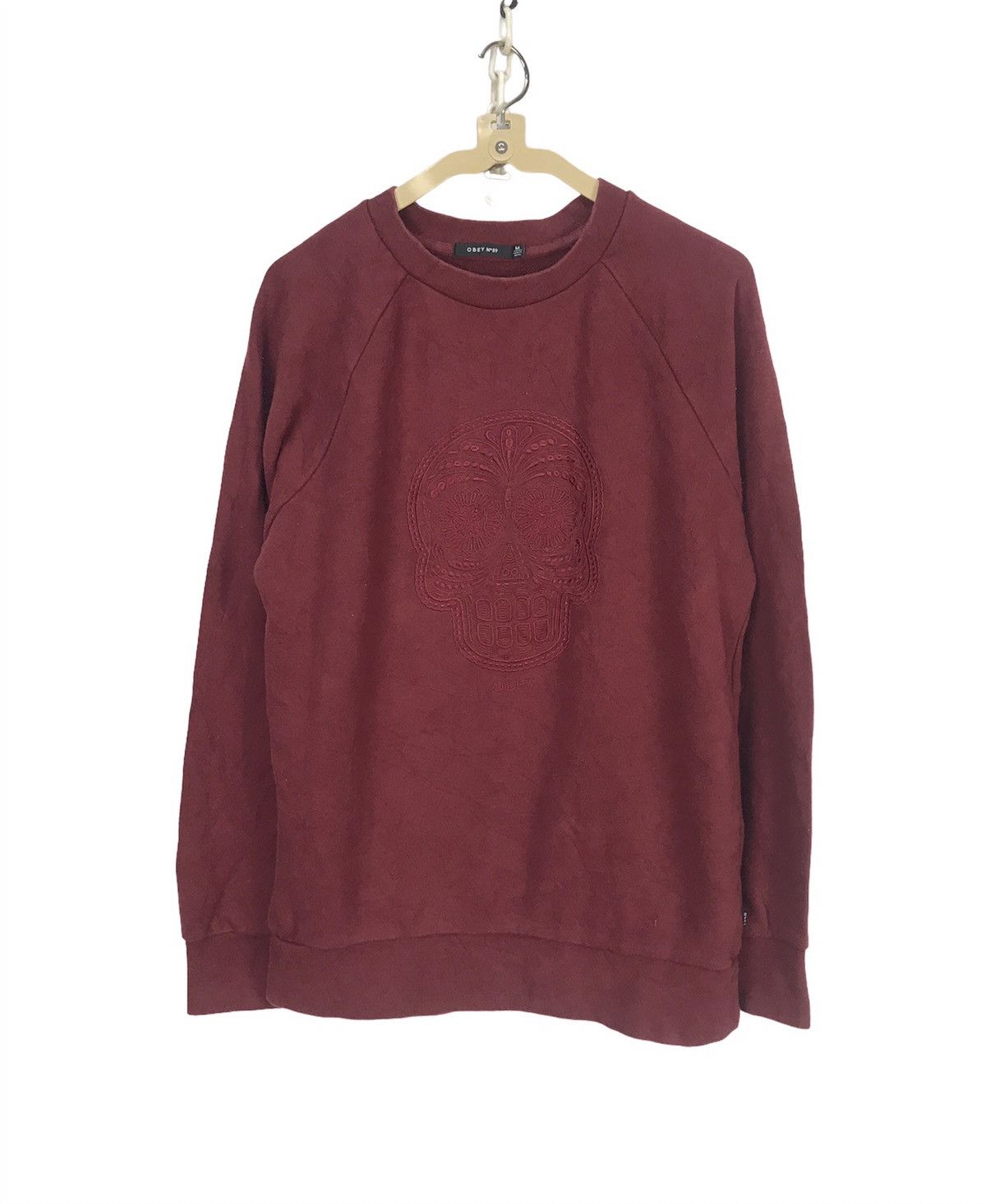 Obey Obey embroidered skull sweatshirt Size US M / EU 48-50 / 2 - 1 Thumbnail