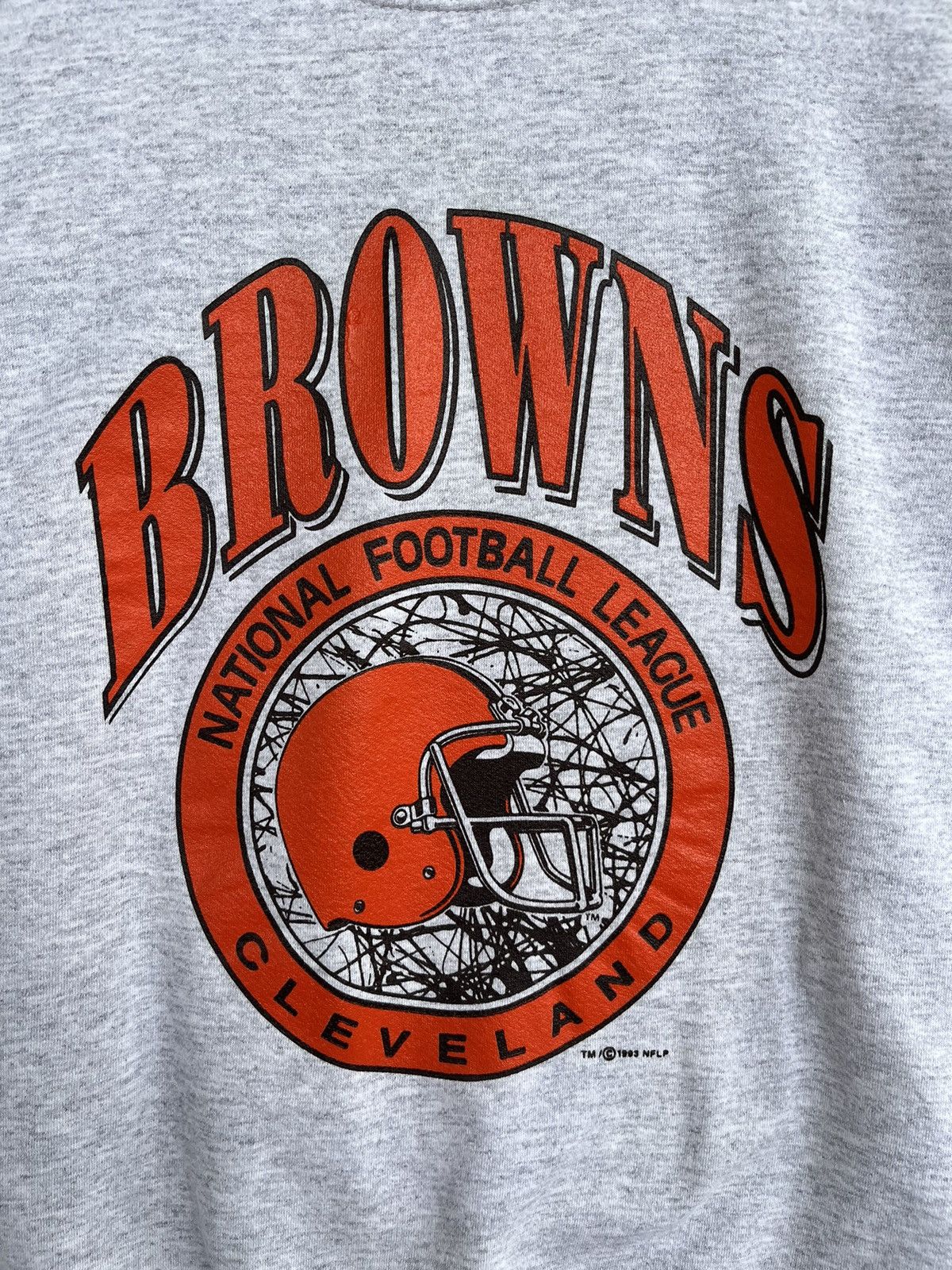 NFL Vintage 1993 Cleveland Browns Sweatshirt Size US L / EU 52-54 / 3 - 3 Thumbnail