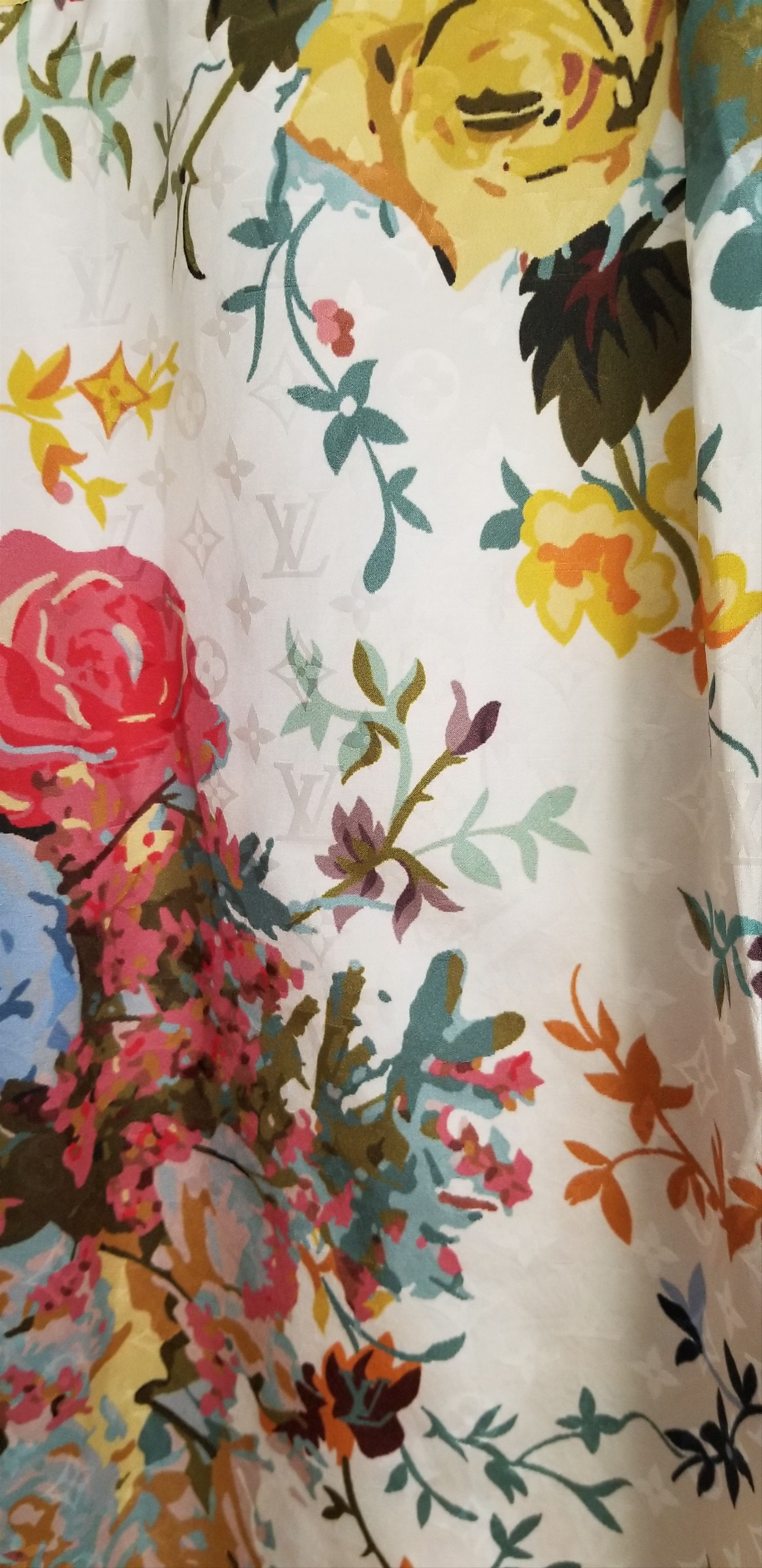 Louis Vuitton Louis Vuitton Floral Monogram Silk Shirt Size US S / EU 44-46 / 1 - 5 Thumbnail