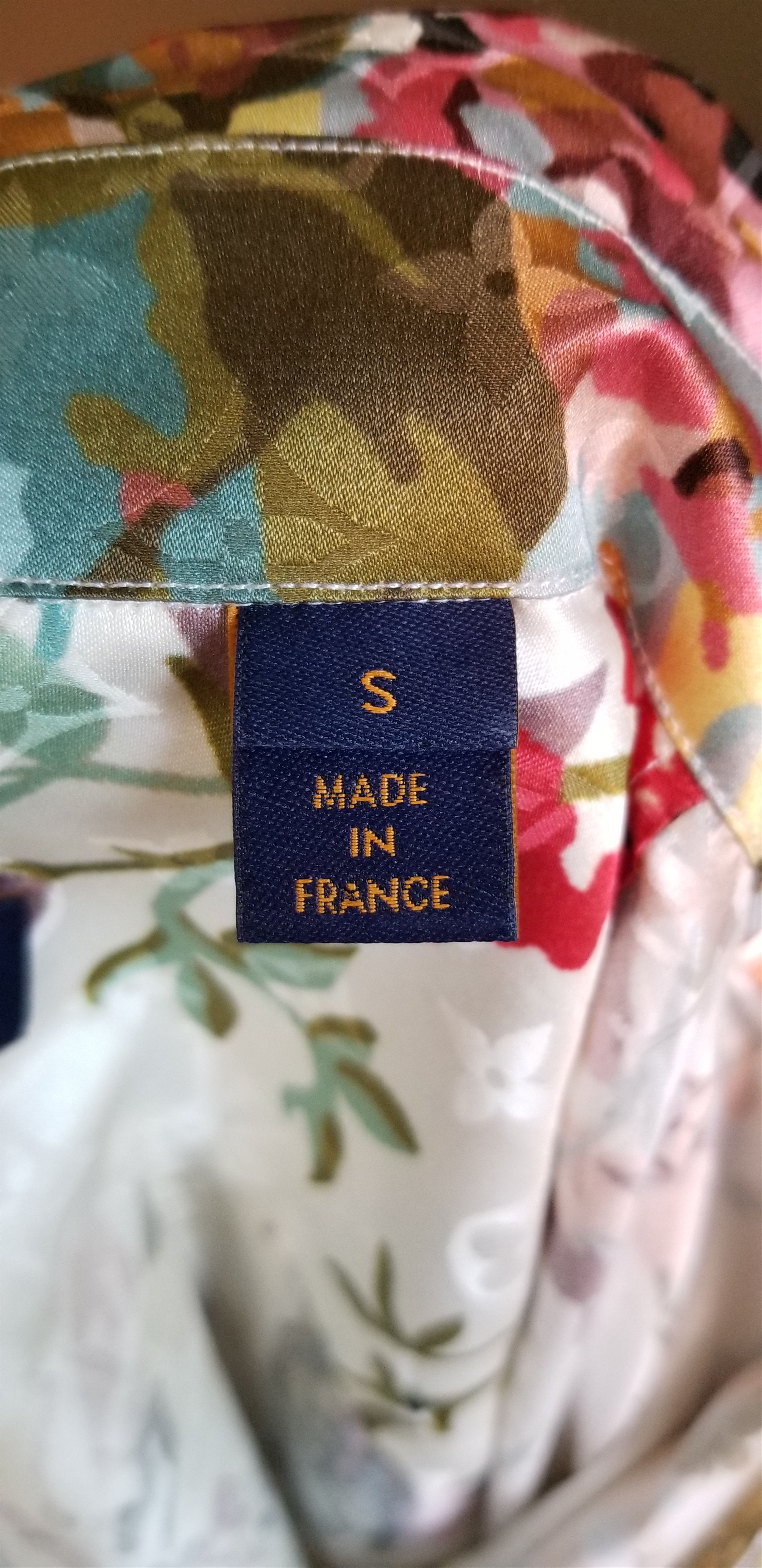 Louis Vuitton Louis Vuitton Floral Monogram Silk Shirt Size US S / EU 44-46 / 1 - 6 Thumbnail