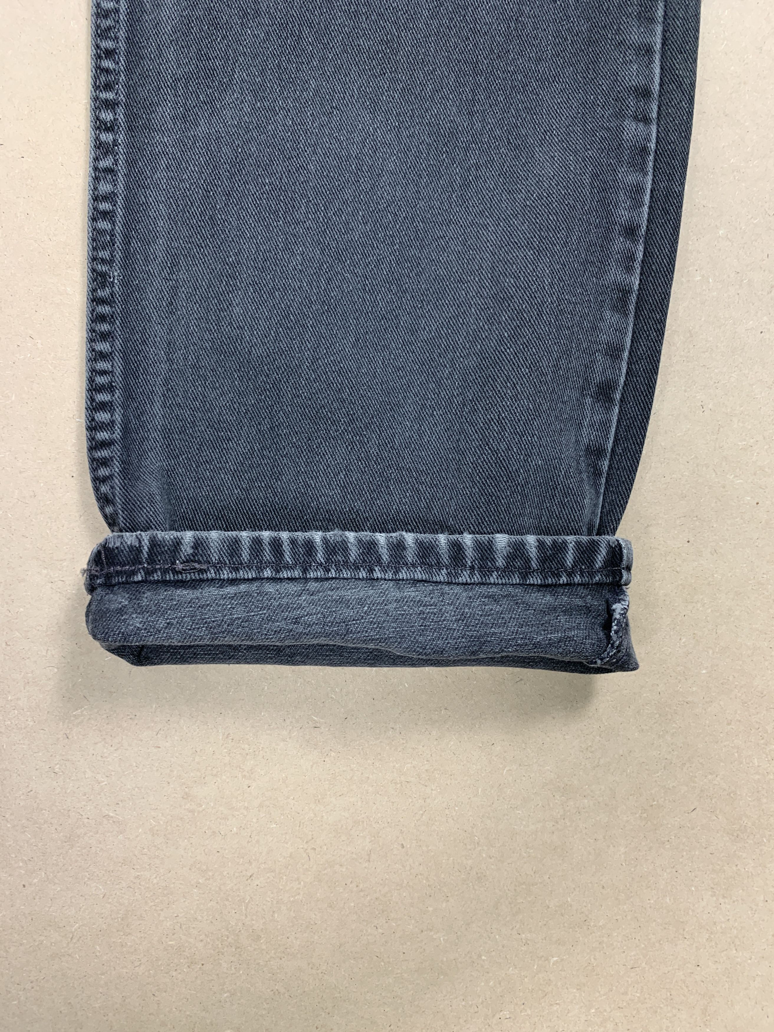 Levi's × Vintage Vintage Levis 505 Straight Cut Faded Black Jeans Size US 34 / EU 50 - 5 Thumbnail