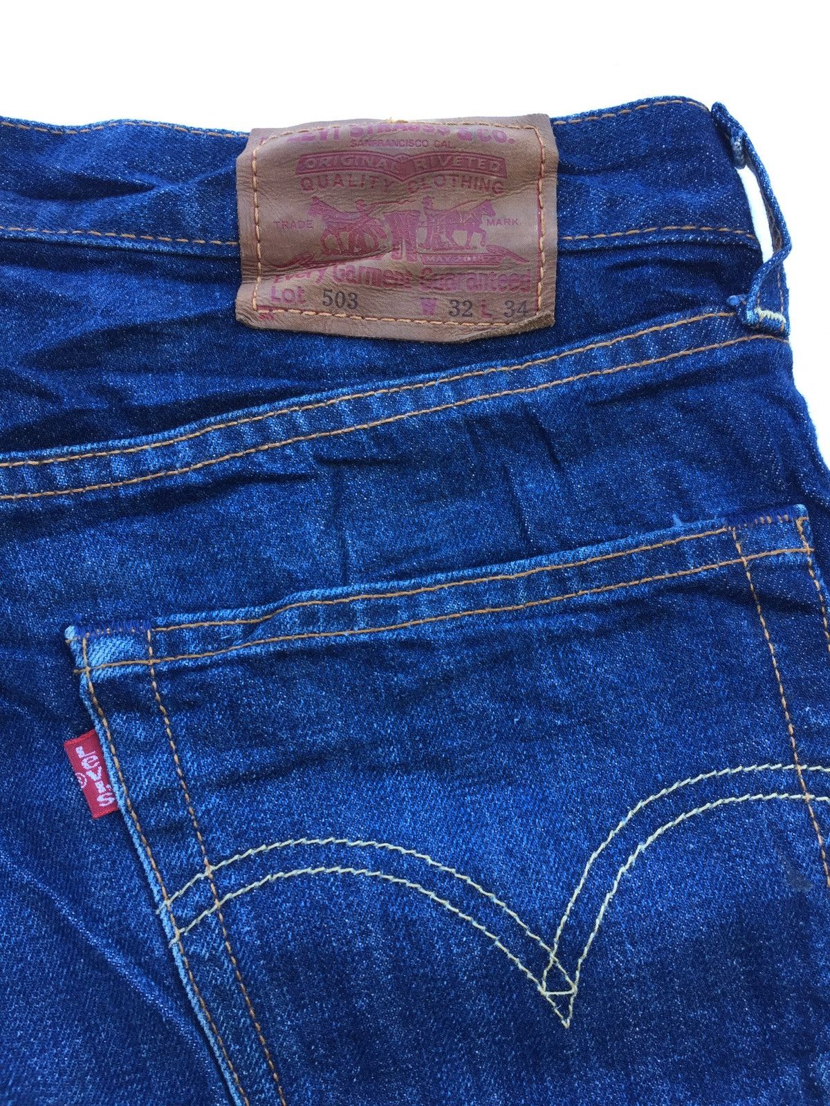 Levi's Vintage Clothing Baggy Jeans Levi’s 503 Rusty Blue Size US 32 / EU 48 - 6 Thumbnail