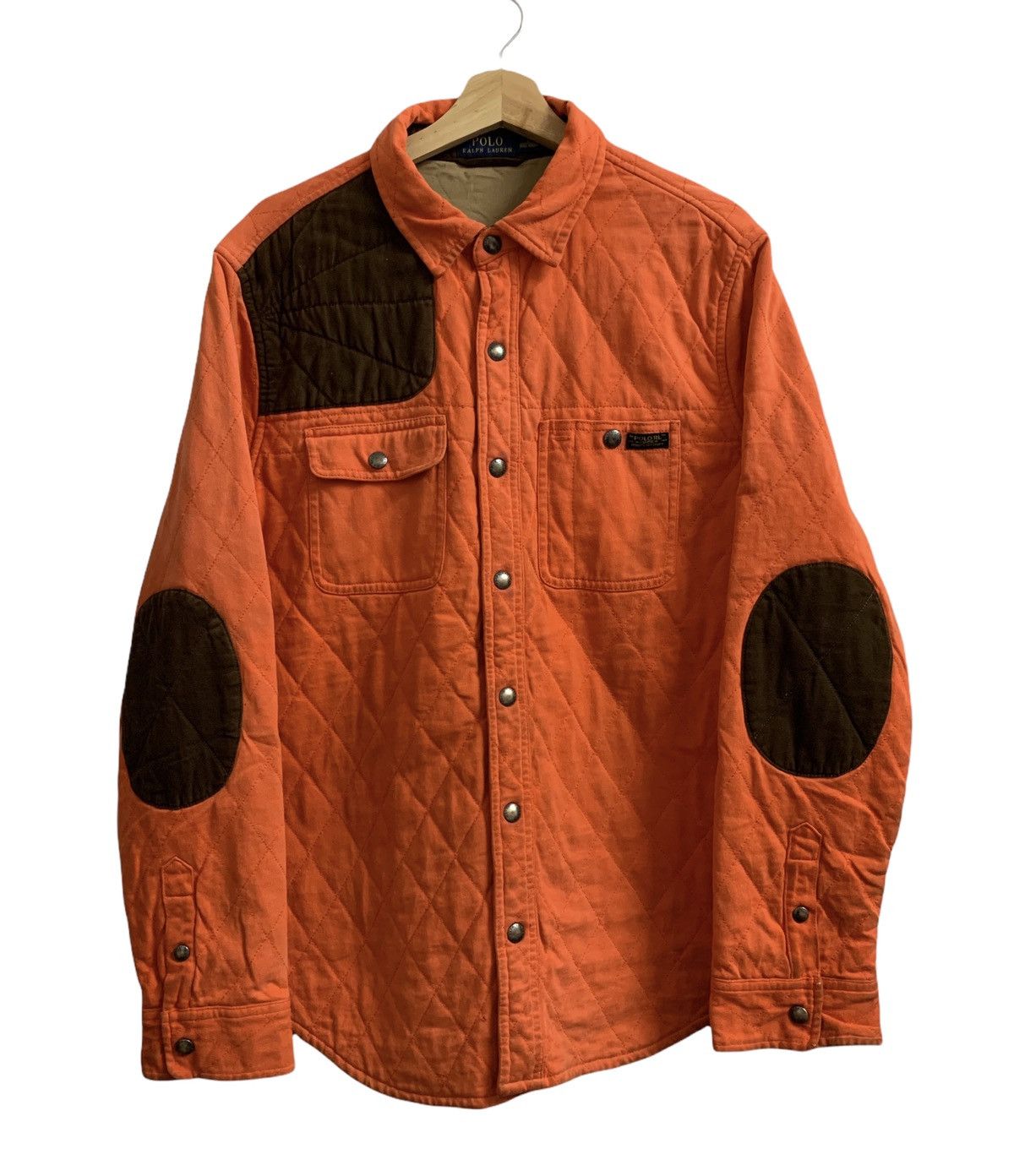 Polo Ralph Lauren × Ralph Lauren Polo Ralph Lauren Quilted Workwear Jacket Orange Size US M / EU 48-50 / 2 - 1 Thumbnail