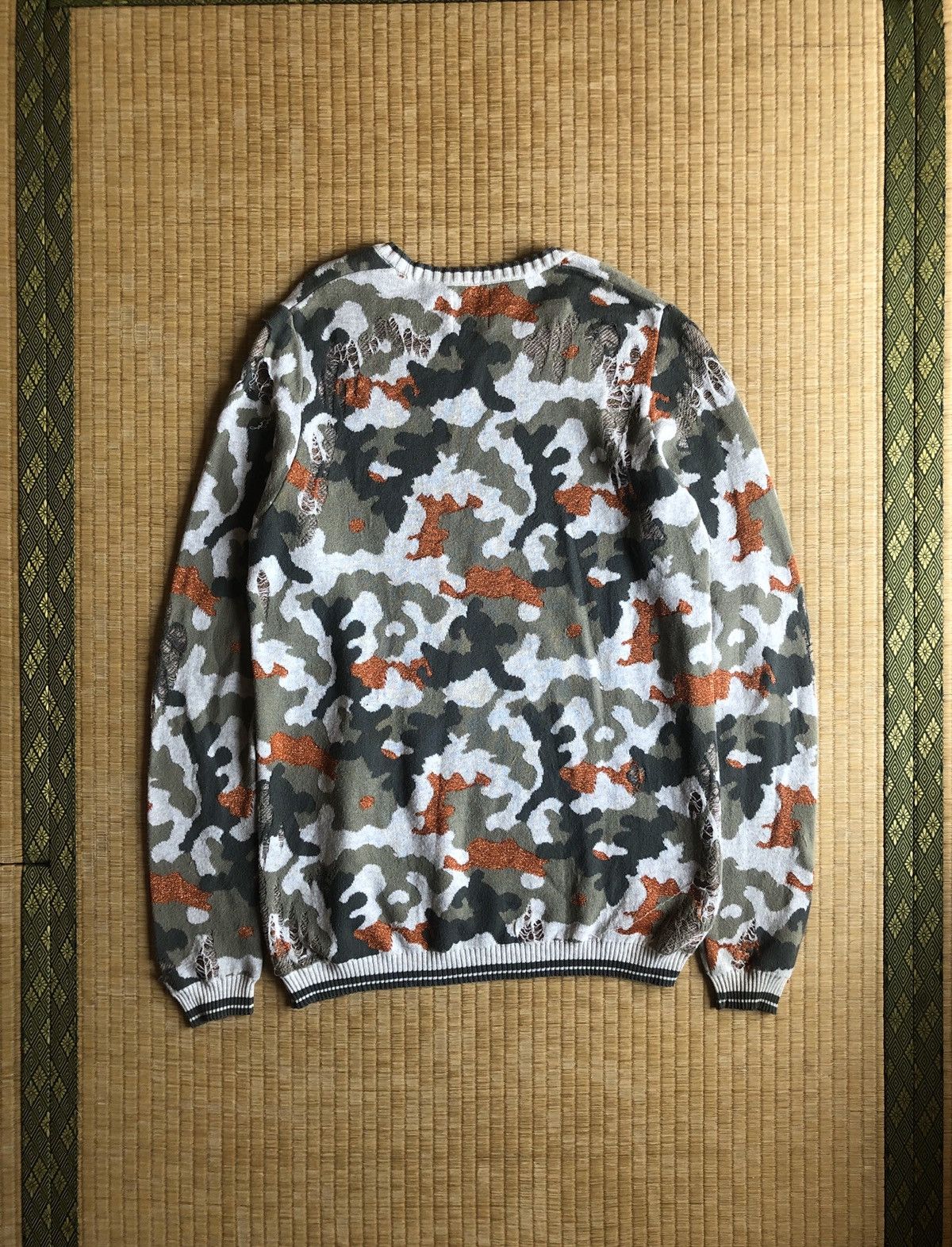 Maison MIHARA YASUHIRO GRAIL🔥OG Miharayasuhiro Camouflage Destroy Knit Size US M / EU 48-50 / 2 - 5 Thumbnail