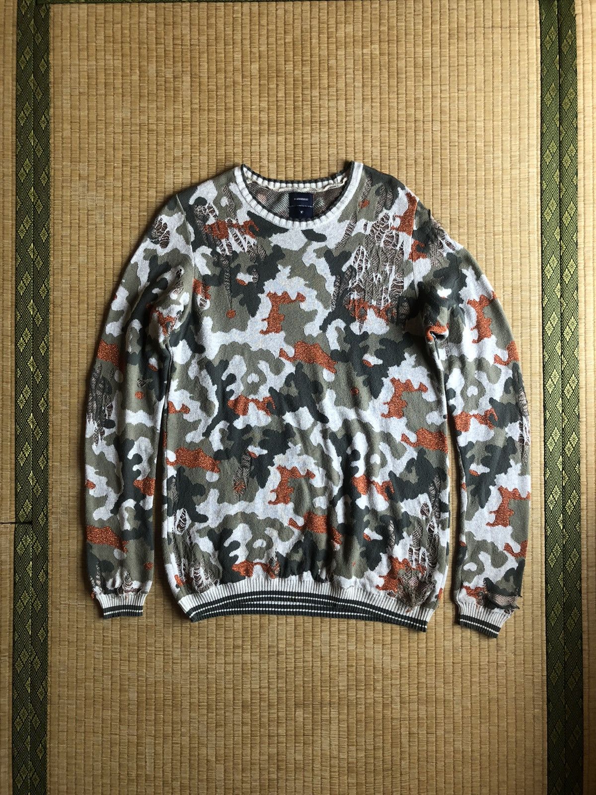Maison MIHARA YASUHIRO GRAIL🔥OG Miharayasuhiro Camouflage Destroy Knit Size US M / EU 48-50 / 2 - 2 Thumbnail