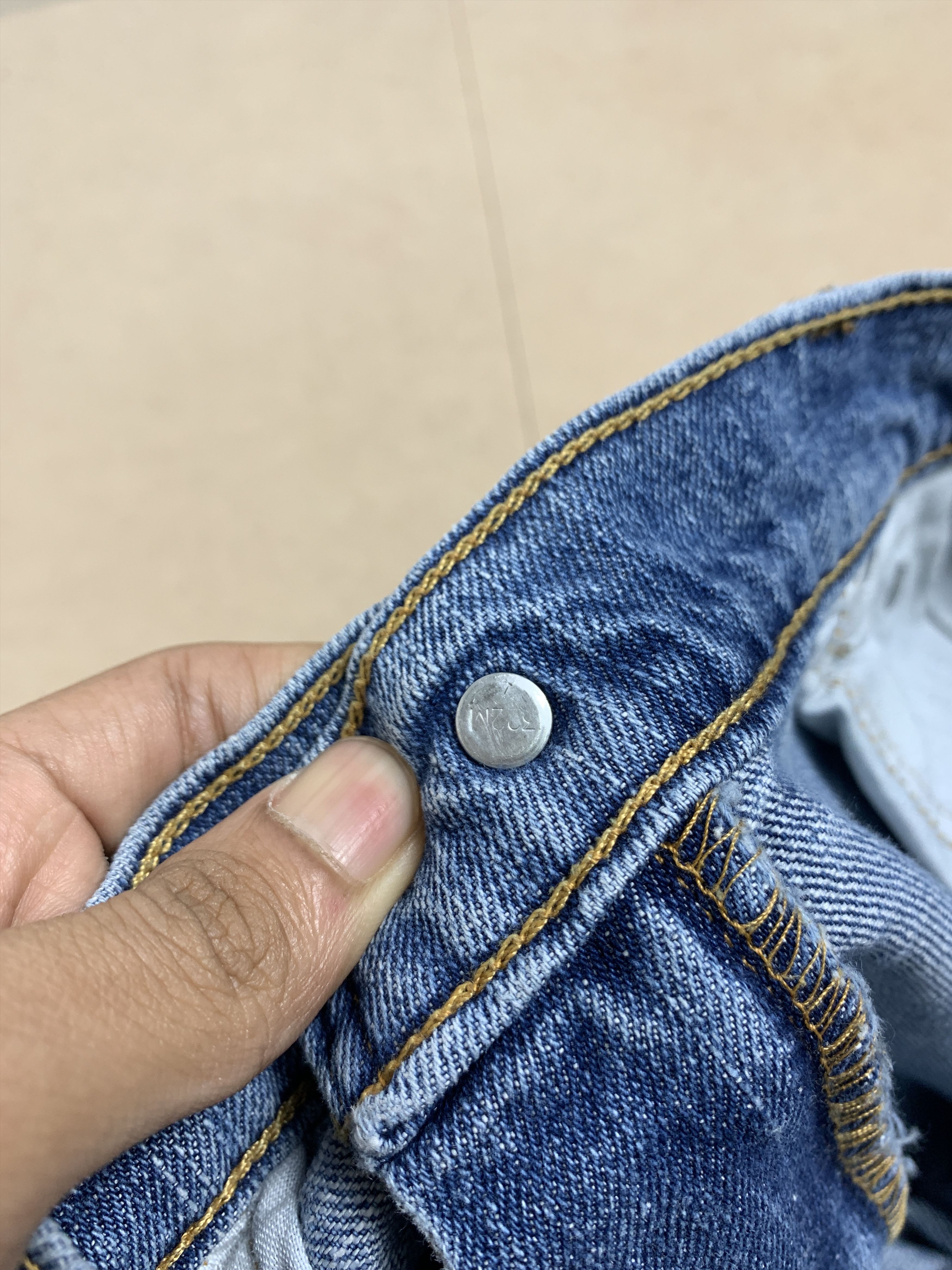Levi's Vintage Levis 505 Striaght Cut Faded Blue Jeans Size 32" / US 10 / IT 46 - 12 Thumbnail