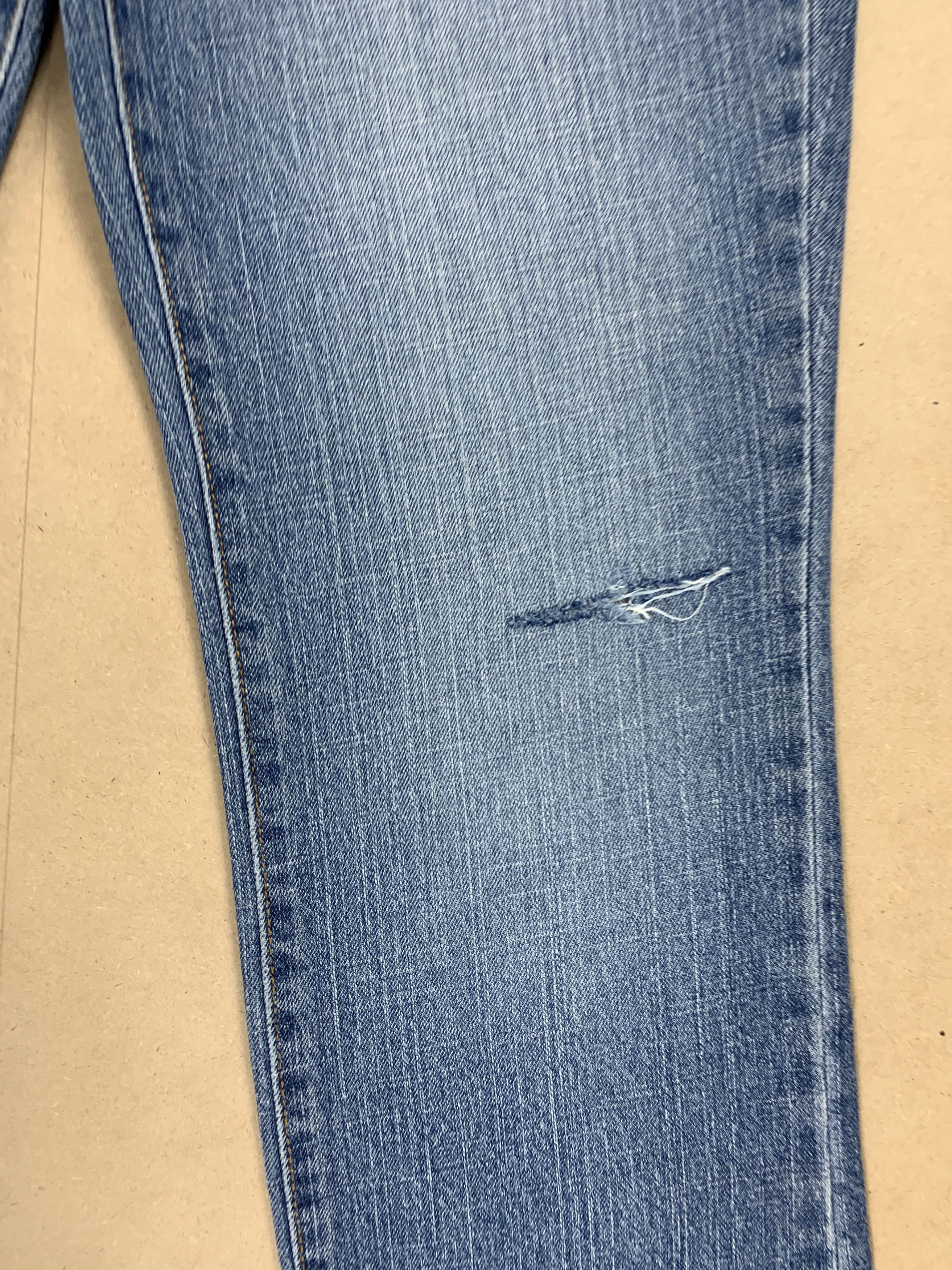 Levi's Vintage Levis 505 Striaght Cut Faded Blue Jeans Size 32" / US 10 / IT 46 - 3 Thumbnail