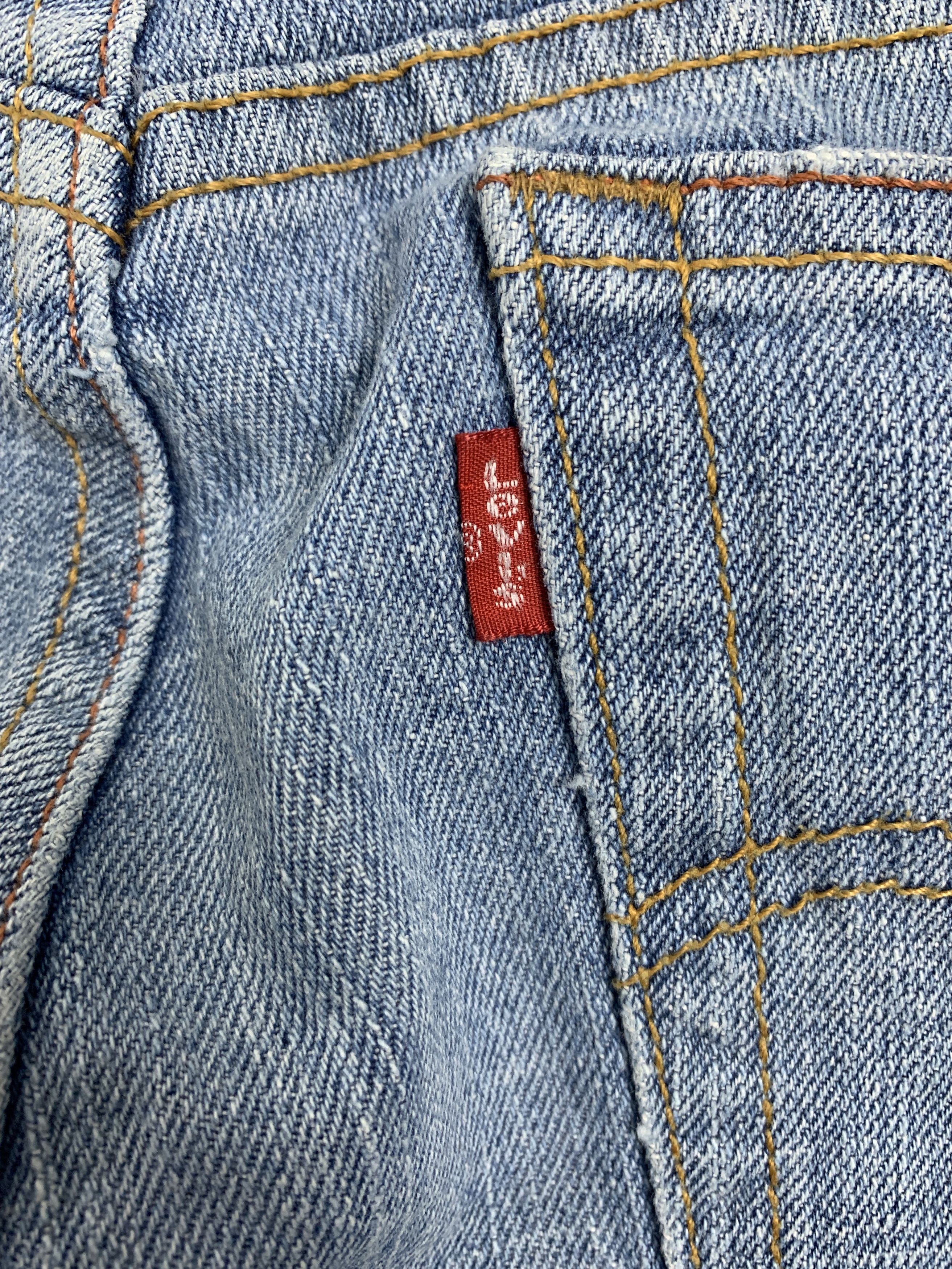 Levi's Vintage Levis 505 Striaght Cut Faded Blue Jeans Size 32" / US 10 / IT 46 - 8 Thumbnail